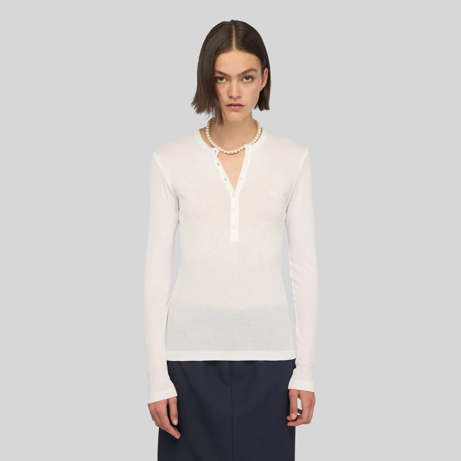 Semicouture Maglia Filomena Bianco Donna - 4