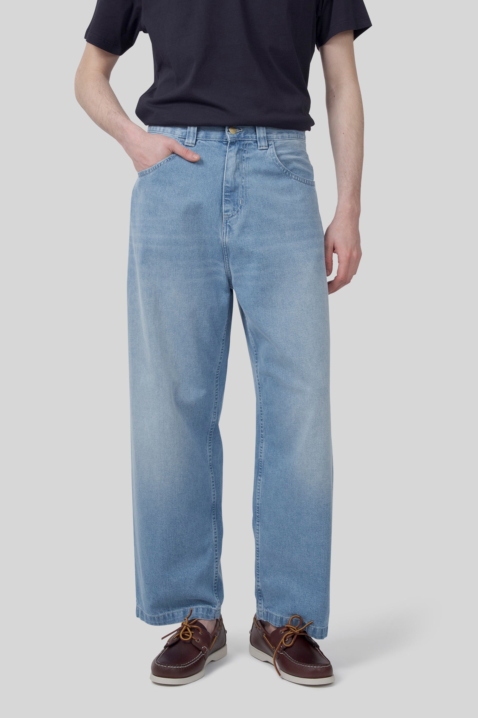 Carhartt Wip Jeans Brandon Blu Chiaro Uomo - 5