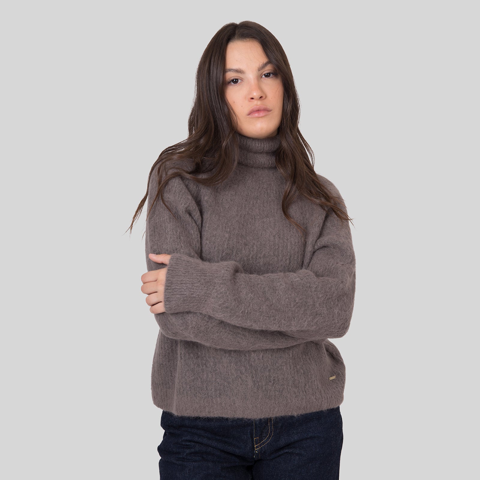 Soft Alpaca Turtleneck Sweater - 7