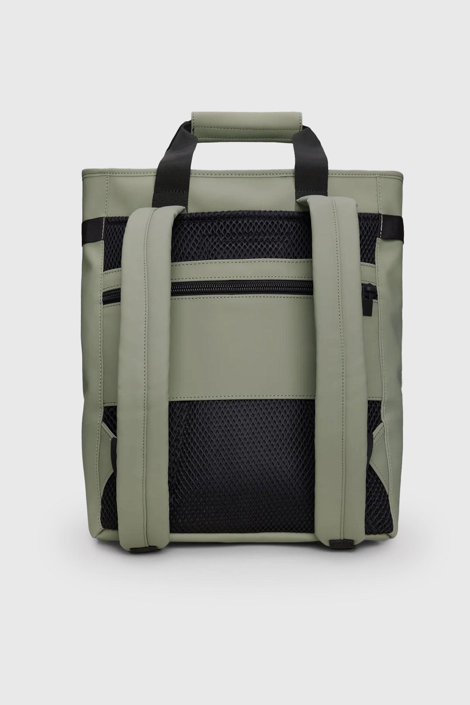 Rains Texel Tote Backpack Verde Chiaro Unisex - 3