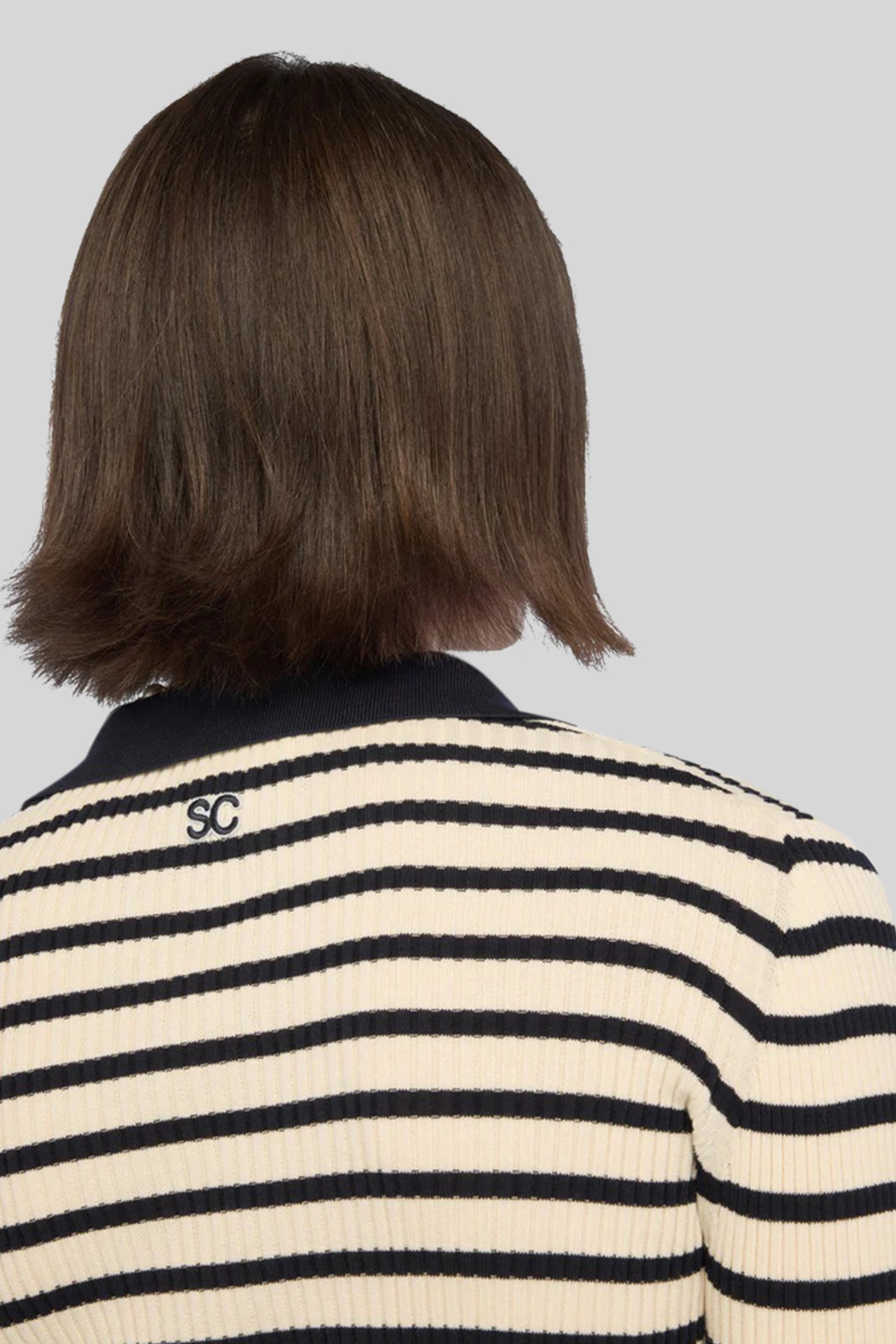 Semicouture Polo Aida Beige/blu Donna - 2