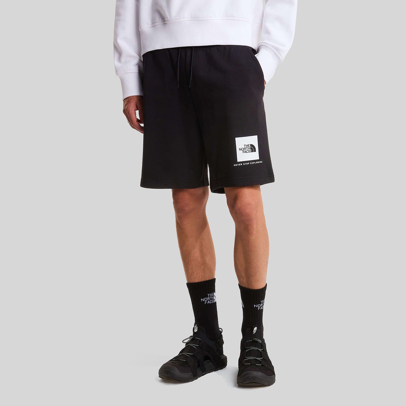 The North Face Shorts Nse Box Light Regular Nero Uomo - 5