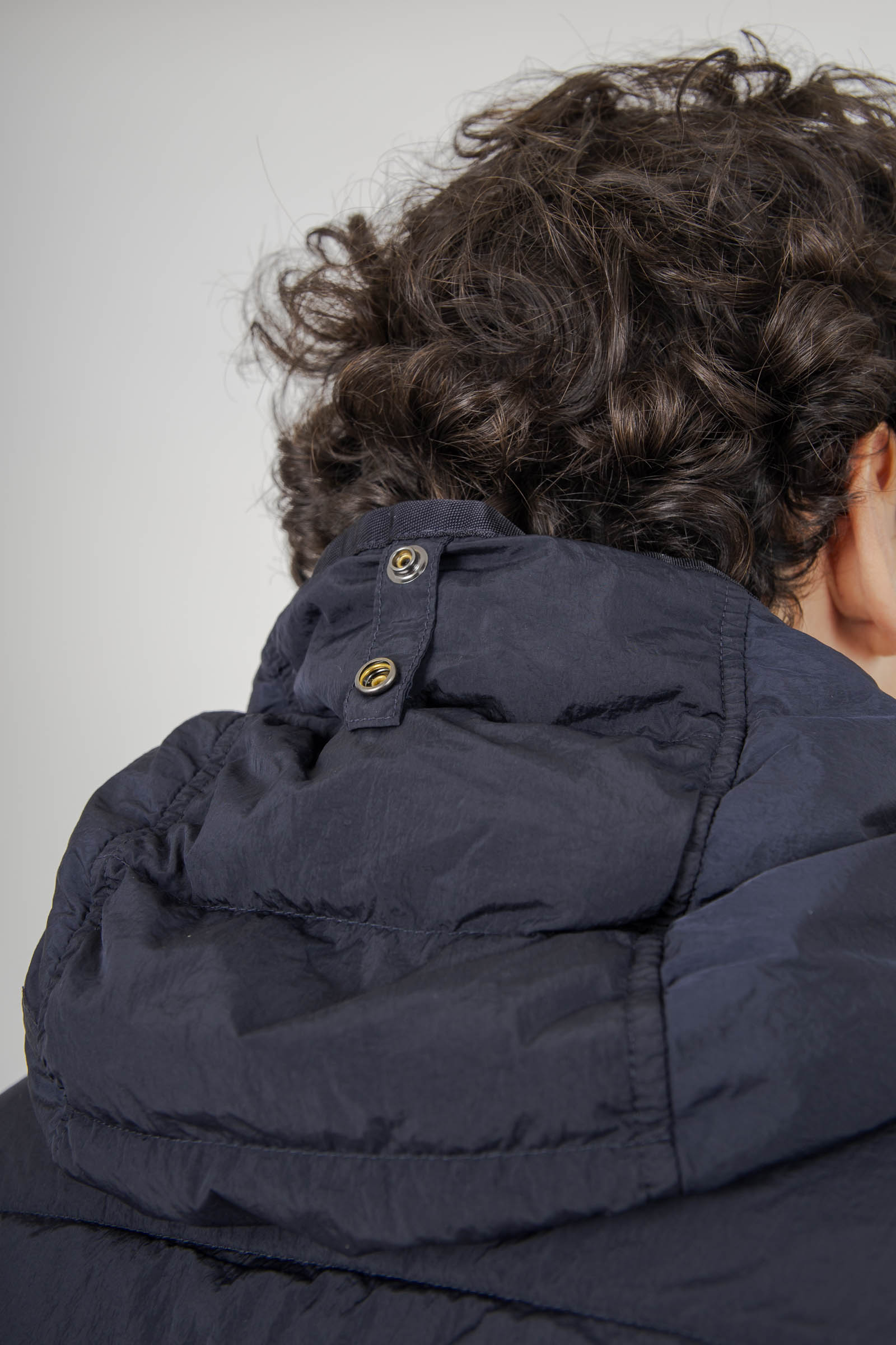 C.p. Company Giubbotto Micro Kei Hooded Lens Blu Scuro Uomo - 10