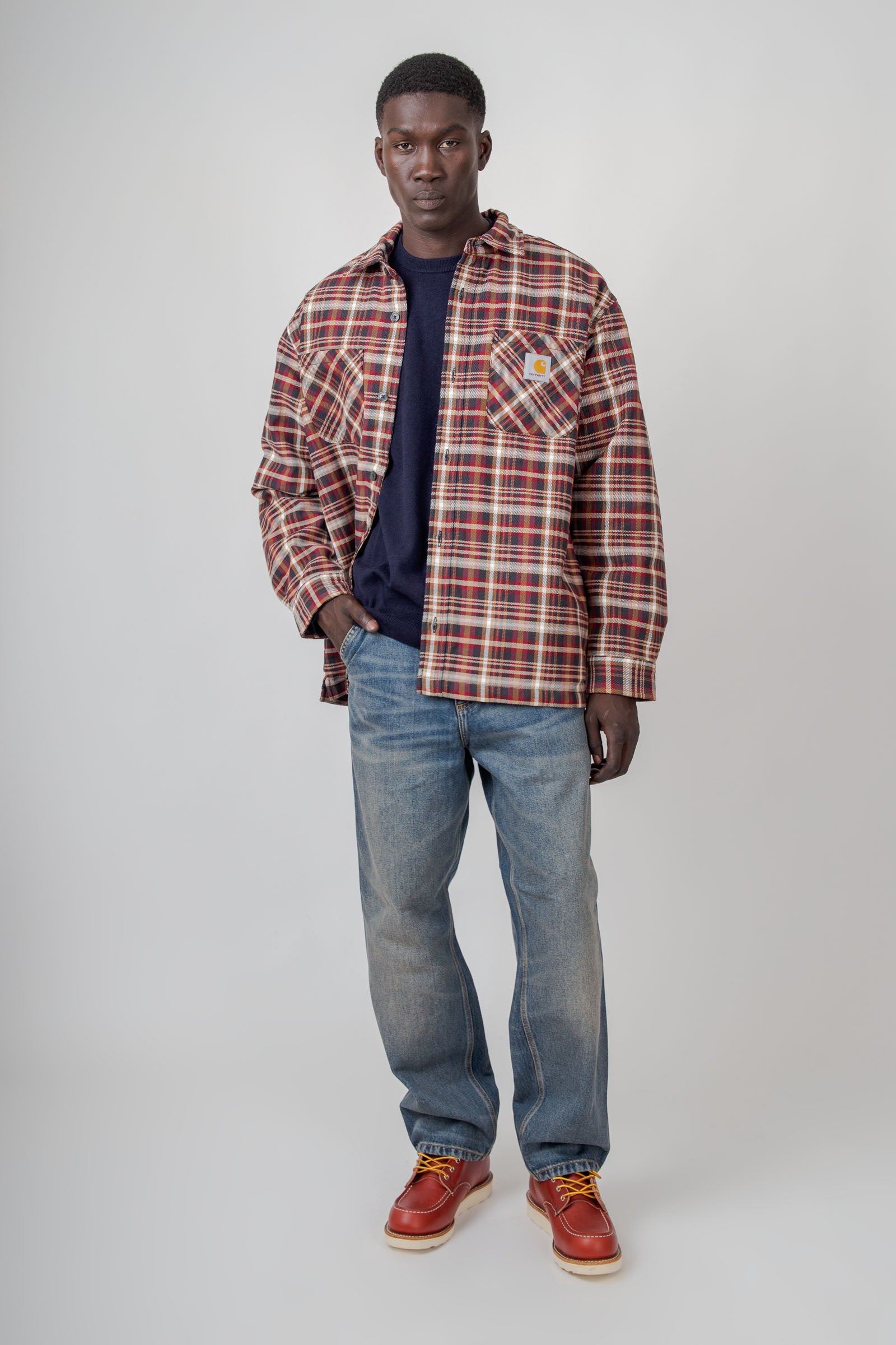 Carhartt Wip Maglia Madison Blu Scuro Uomo - 3