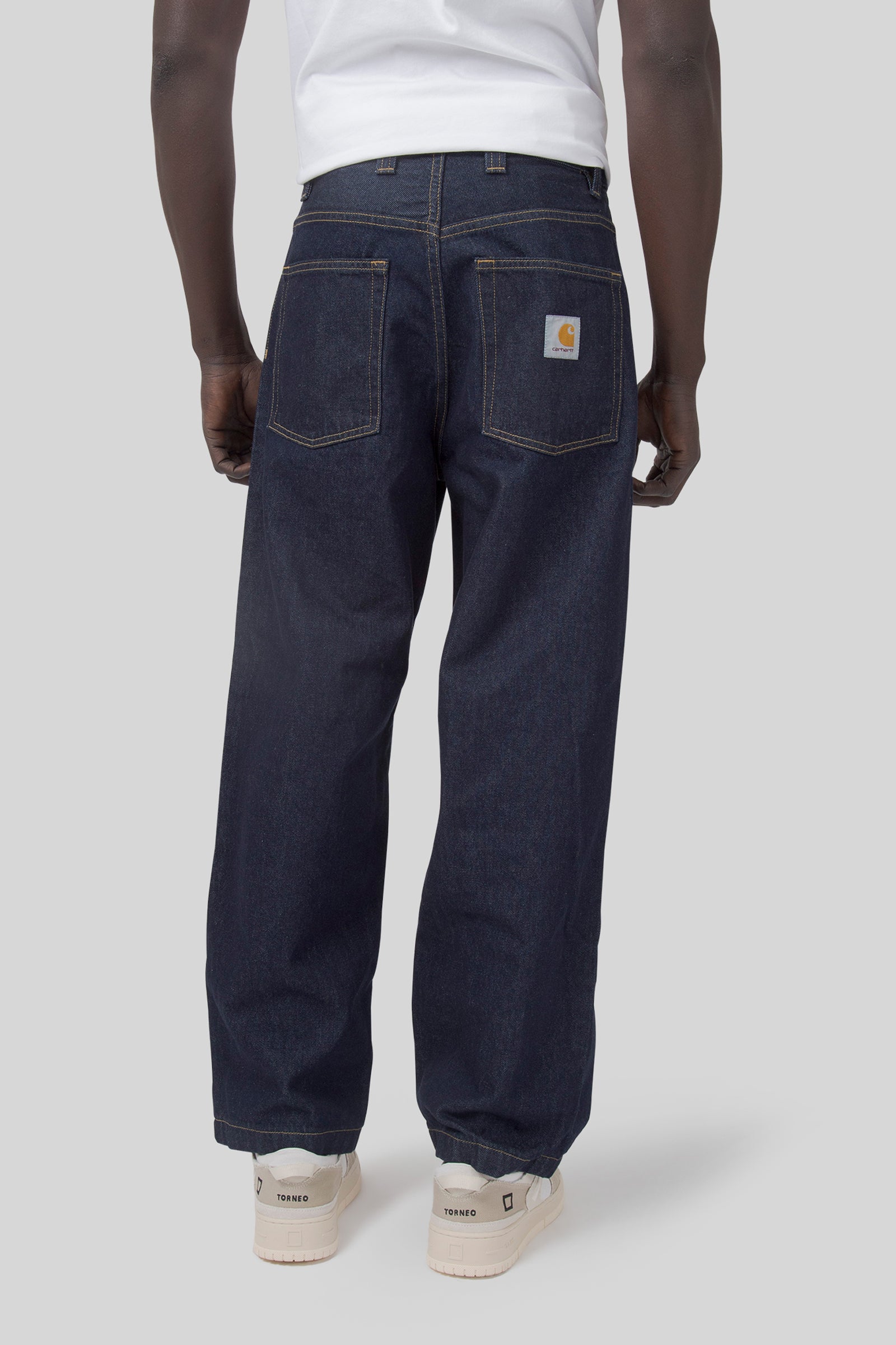 Carhartt Wip Brandon Pant Blu Scuro Uomo - 5