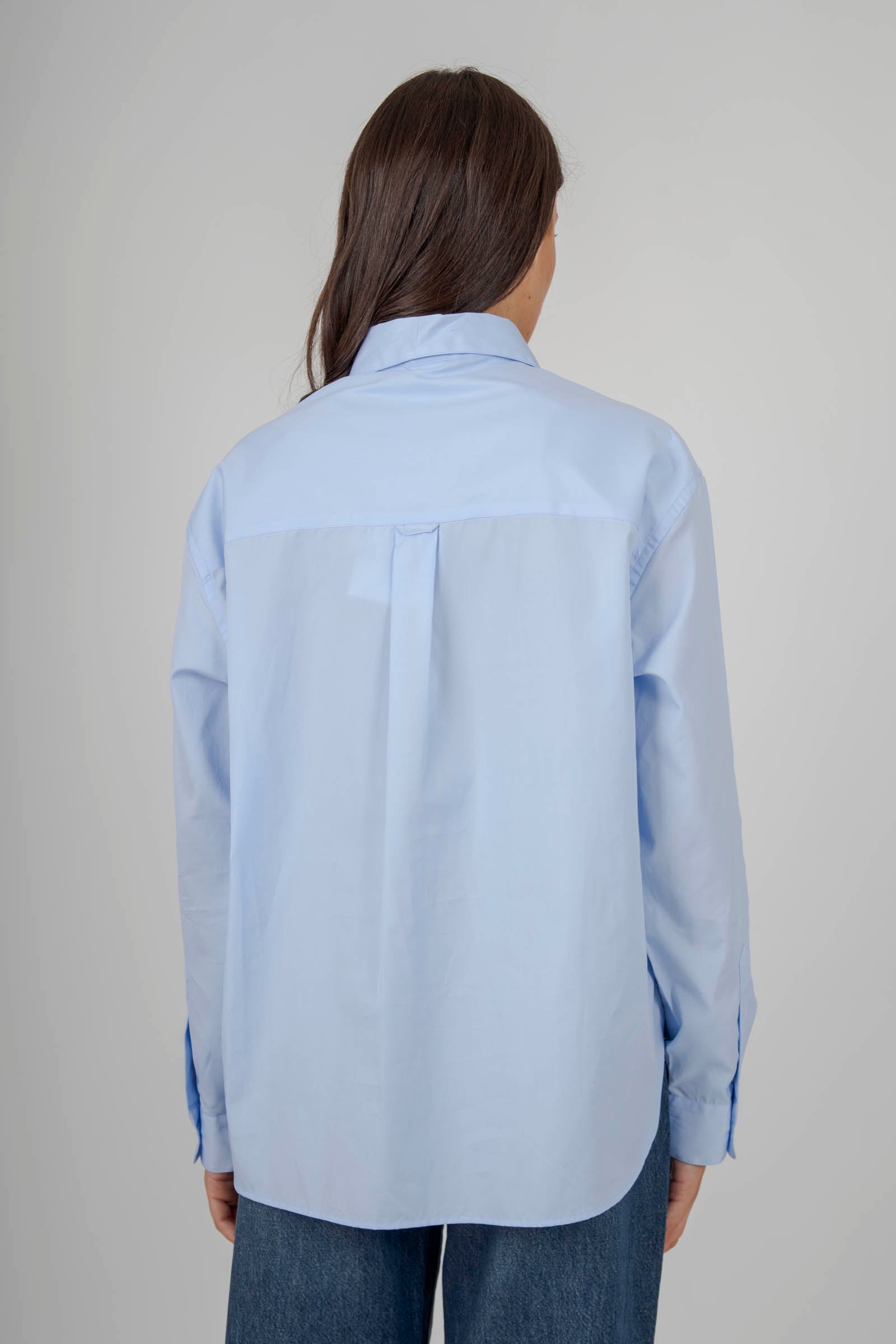 Aspesi Camicia Boxy Azzurro Donna - 3