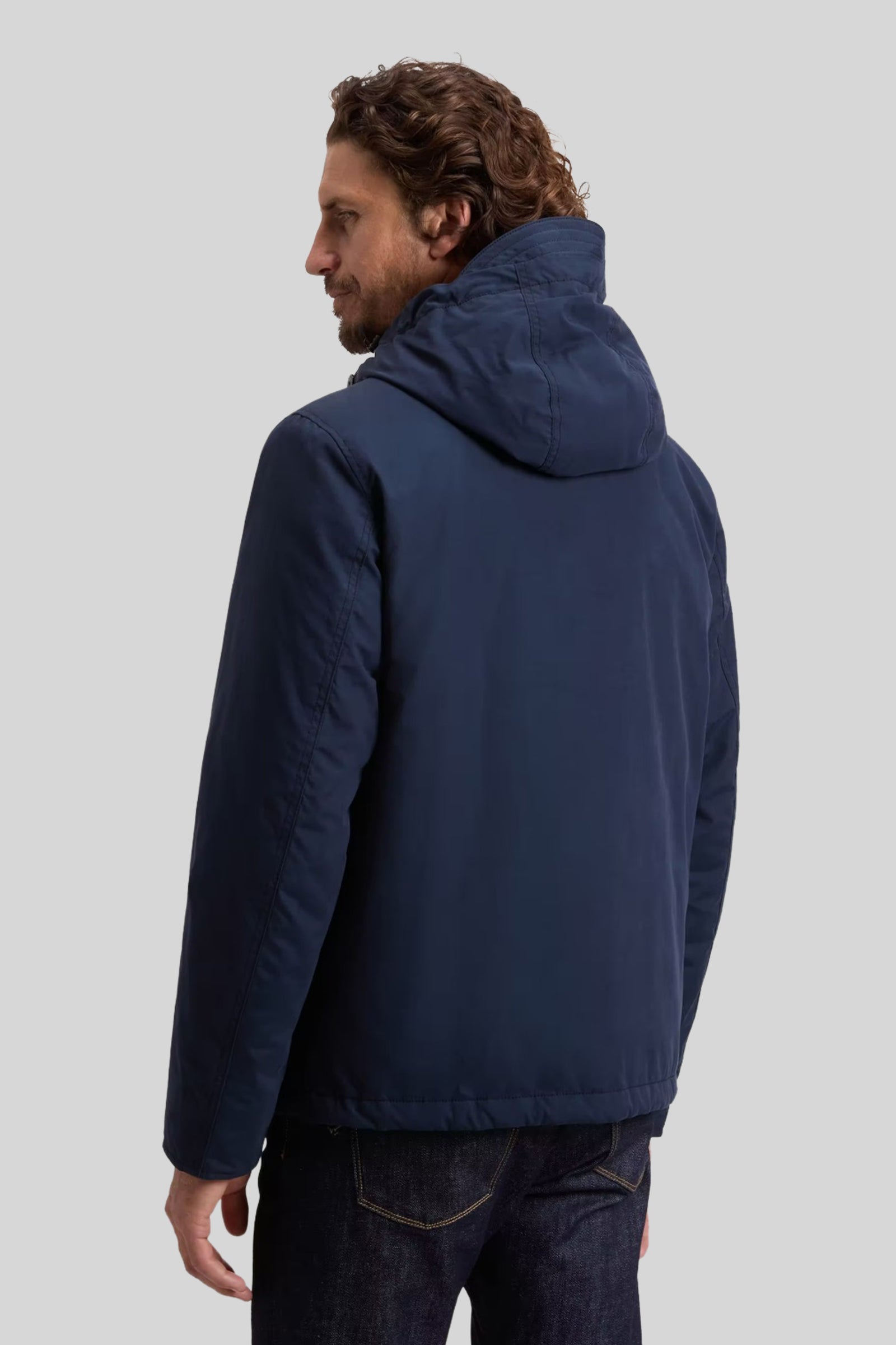 Woolrich Mountain Cloth Pacific Jacket Blu Uomo - 3