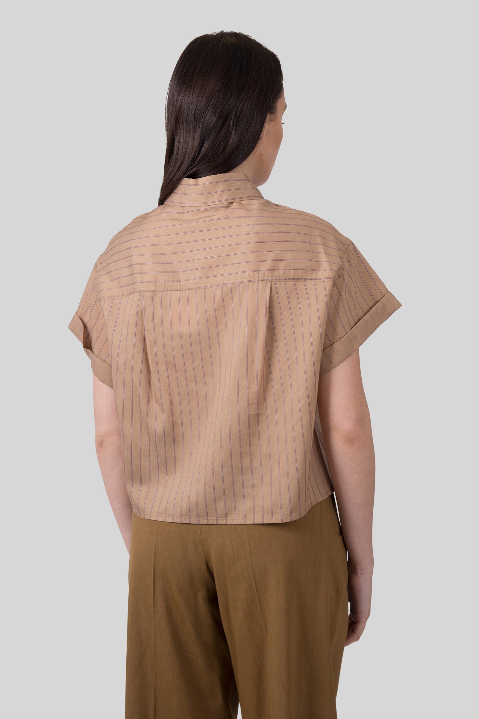 Tela Camicia Rocky Biscotto Donna - 5