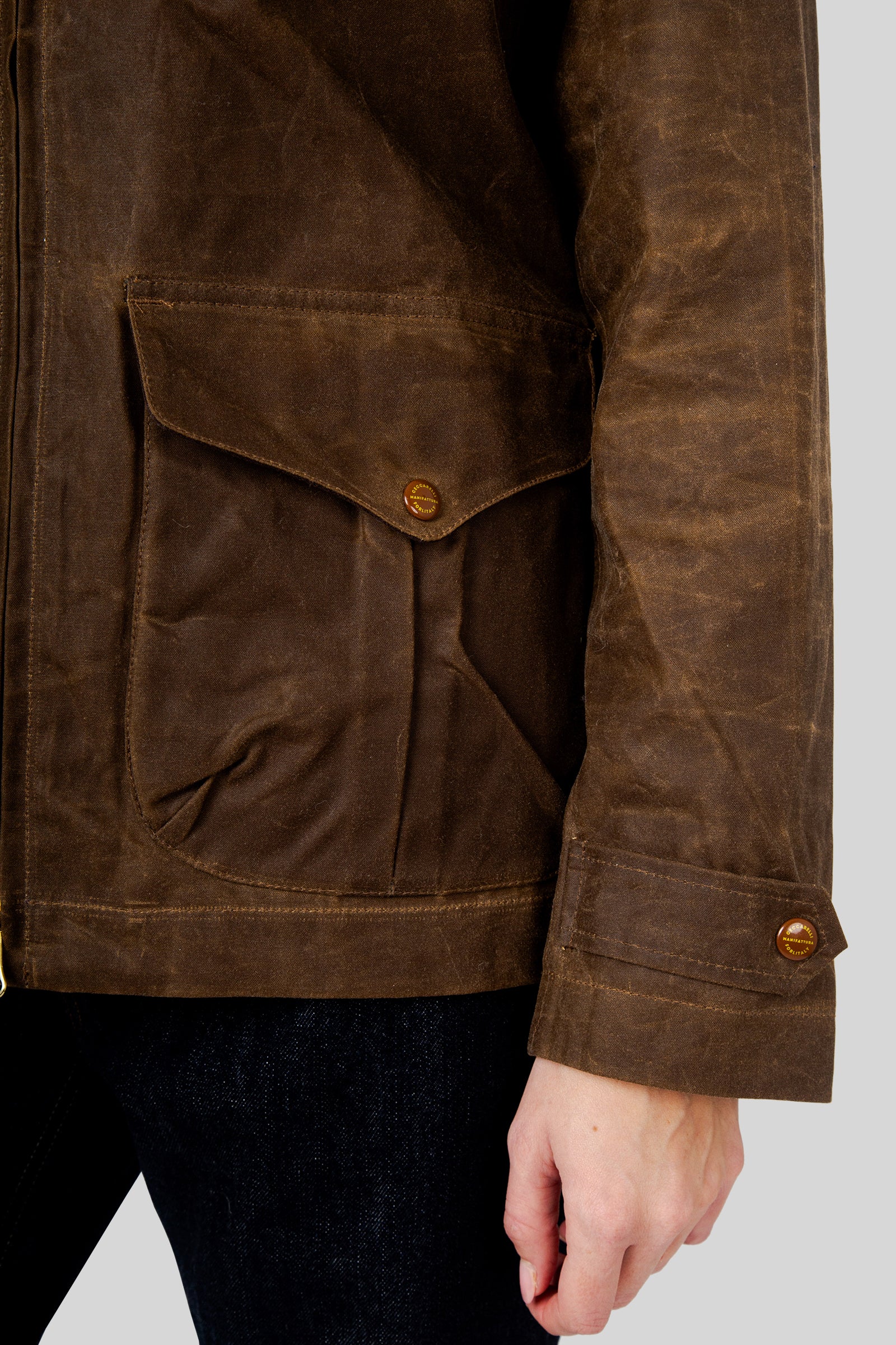 Manifattura Ceccarelli New Woman Blazer Coat With Hood Marrone Donna - 4
