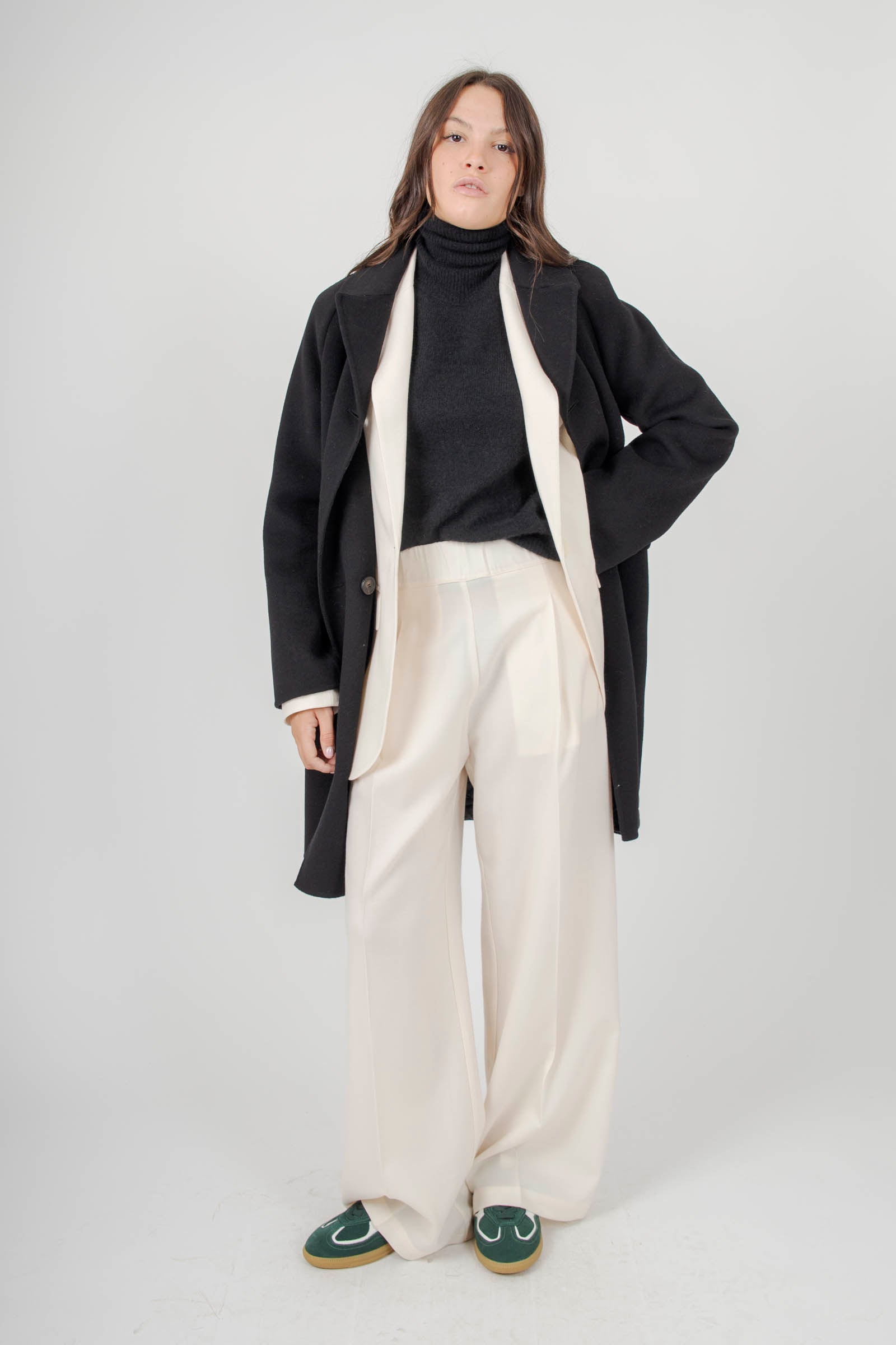 Zolfo Double Drap Wool Coat - 8