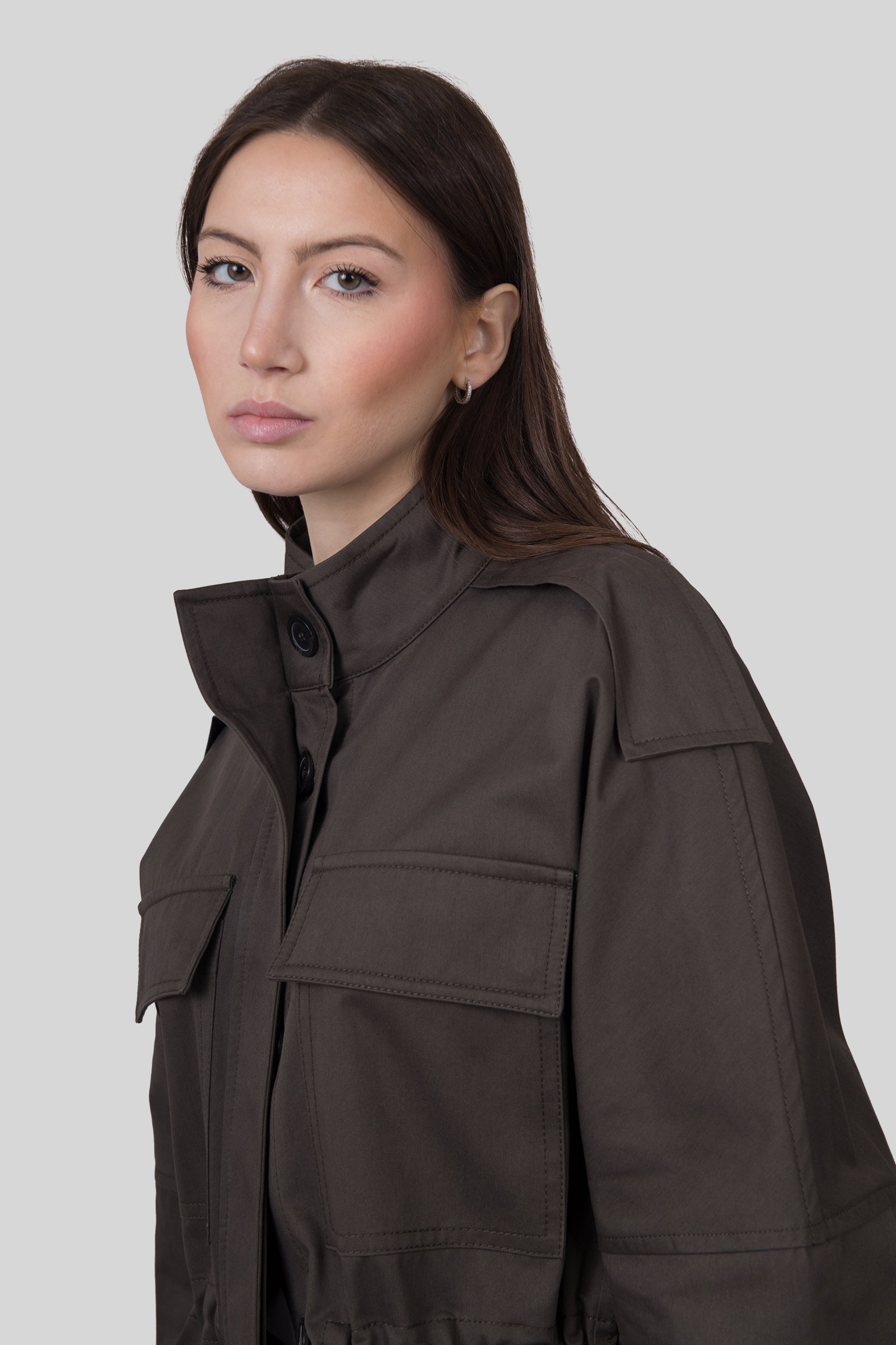 Semicouture Giacca Palimira Verde Militare Donna - 1