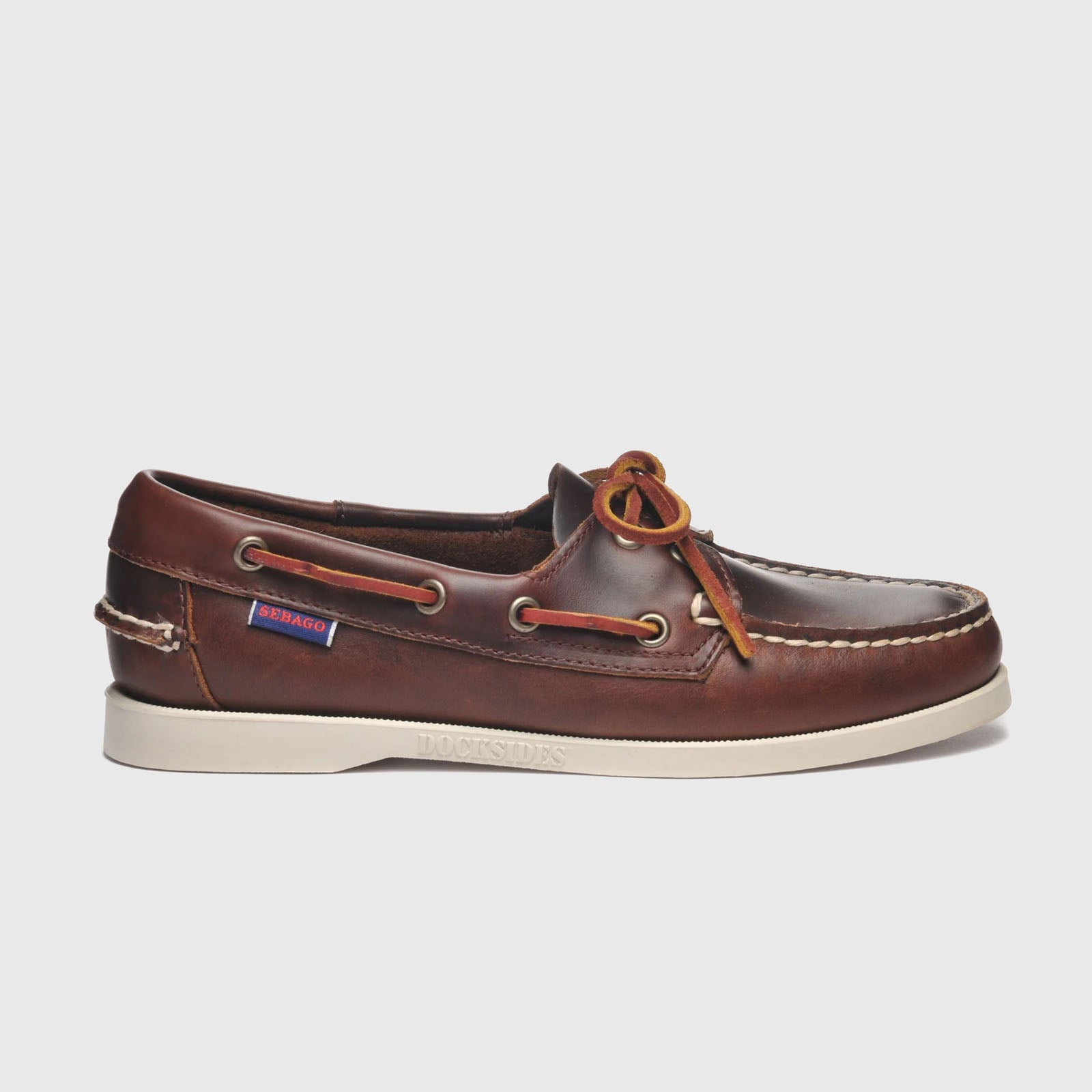 Sebago Docksides Portland Waxed Woman Marrone Donna - 6