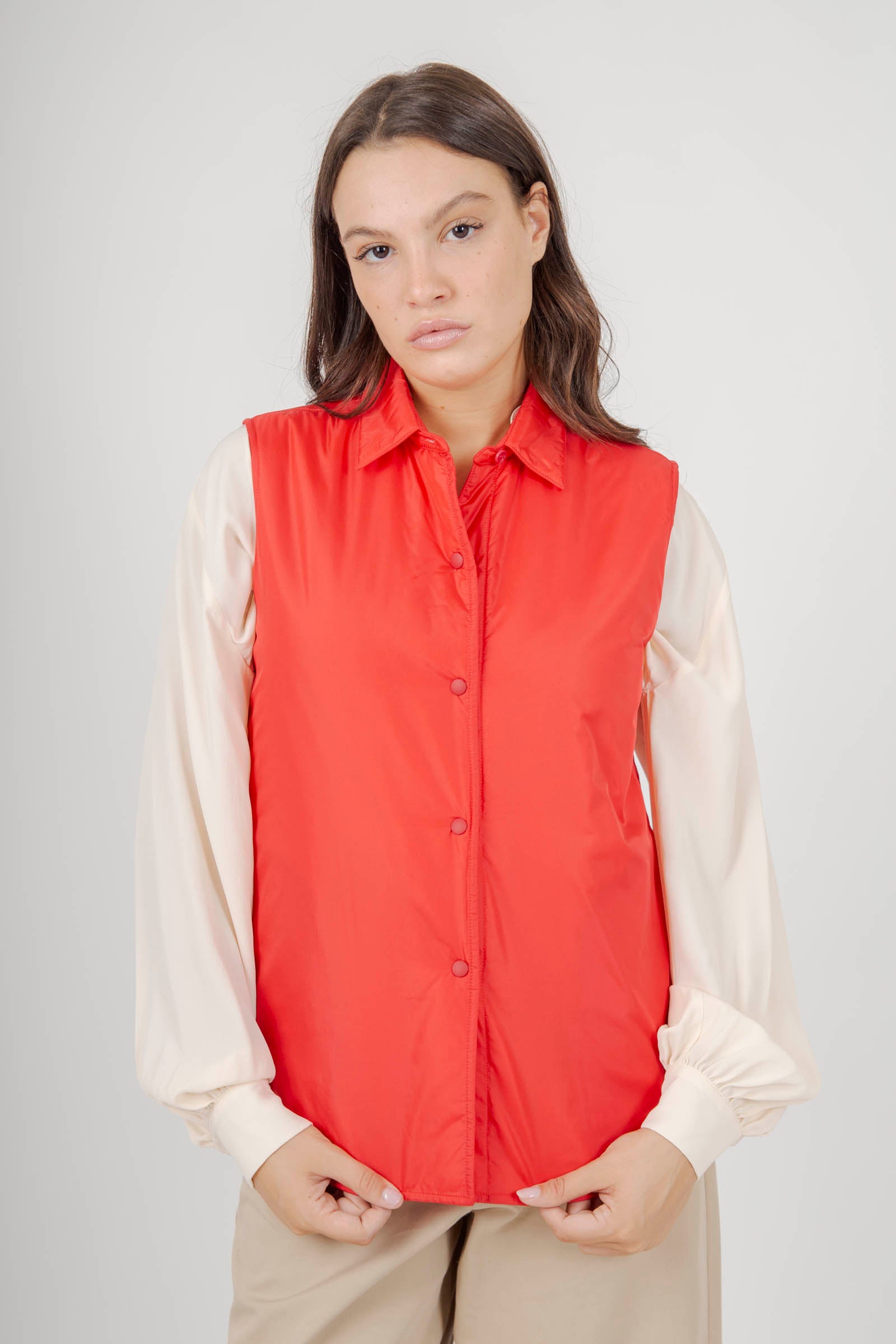 Aspesi Gilet Dot Rosso Donna - 1