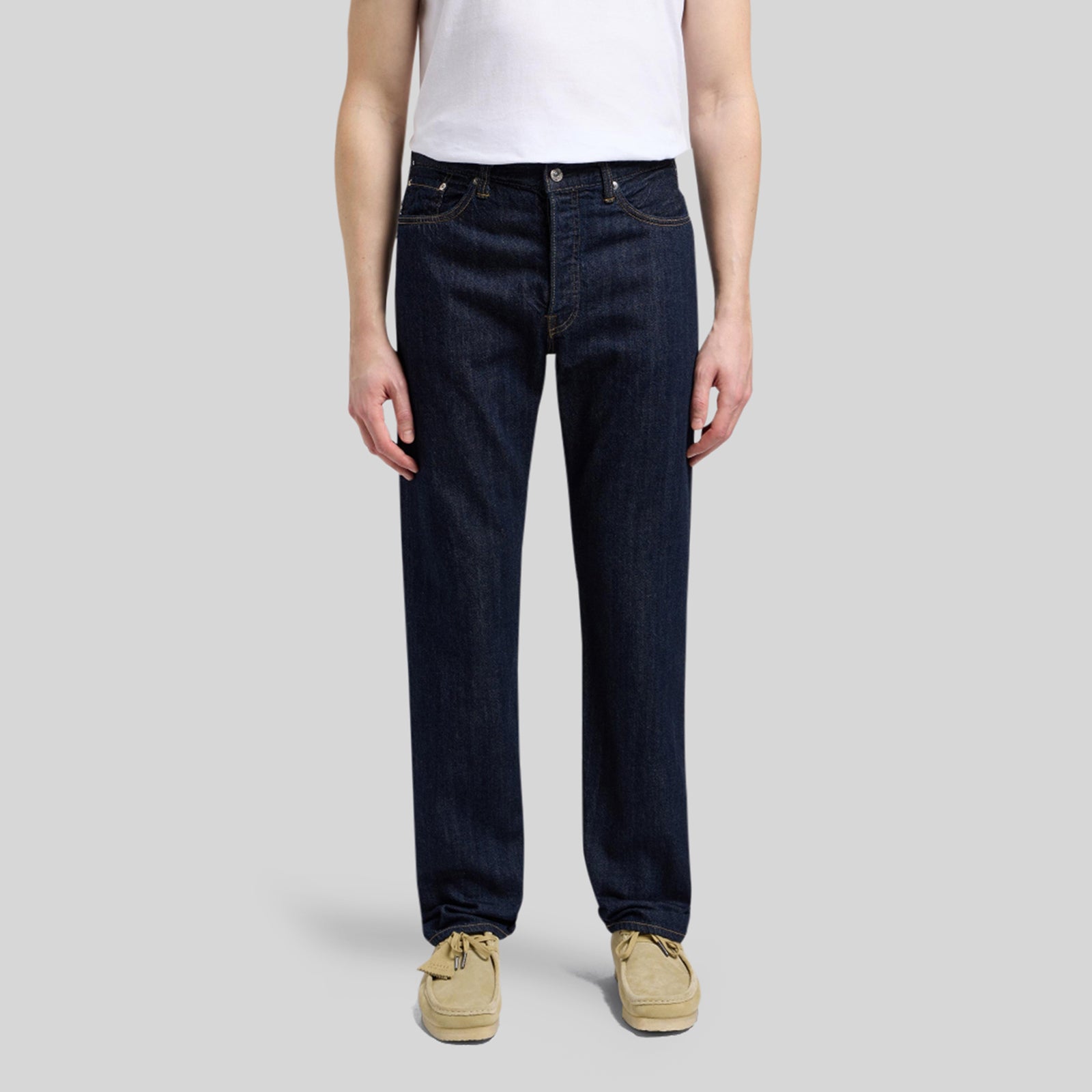 14 Oz Kurabo Recycle Regular Straight Japan Jeans - 7