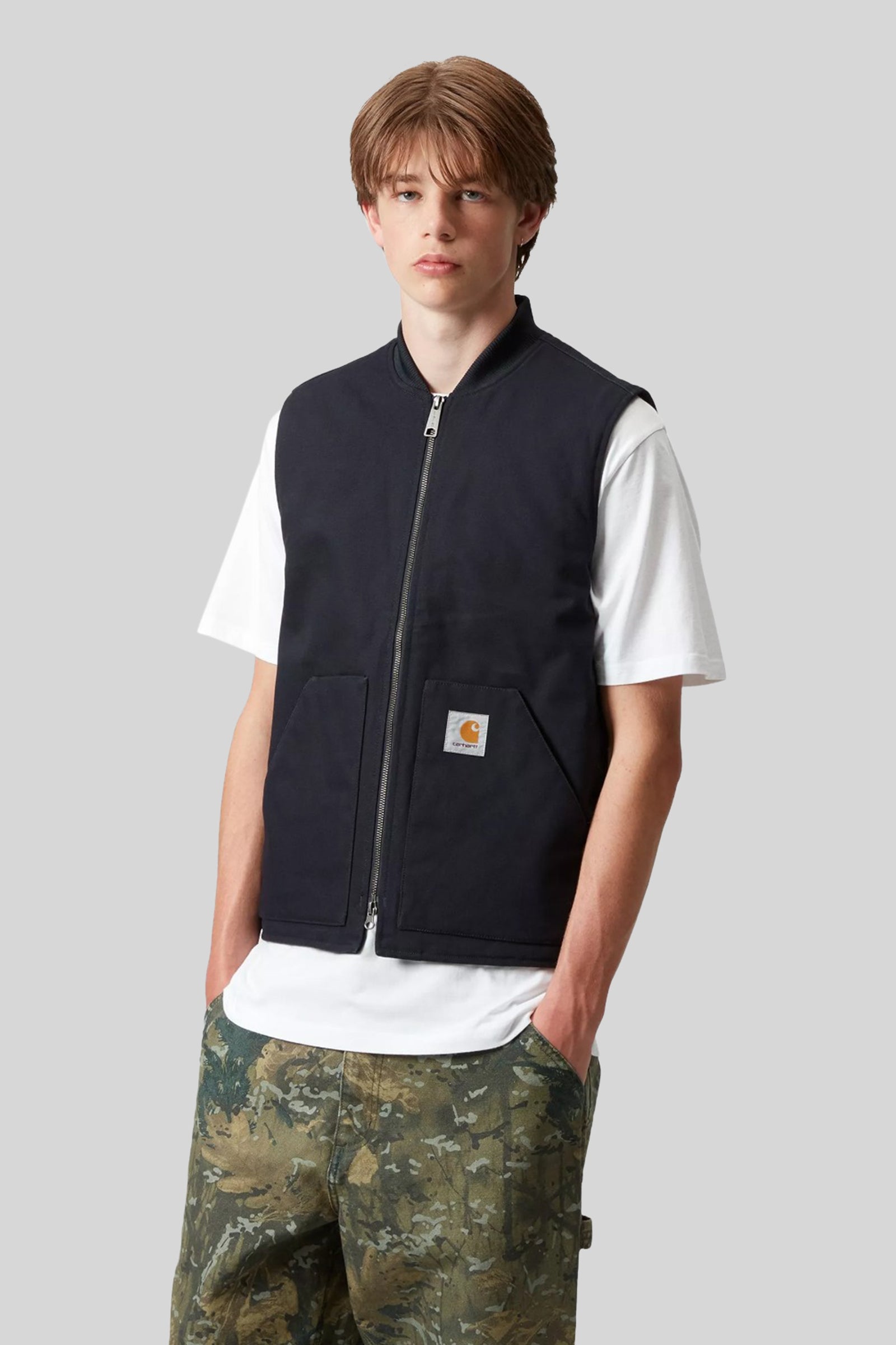 Carhartt Wip Classic Vest Blu Scuro Uomo - 1