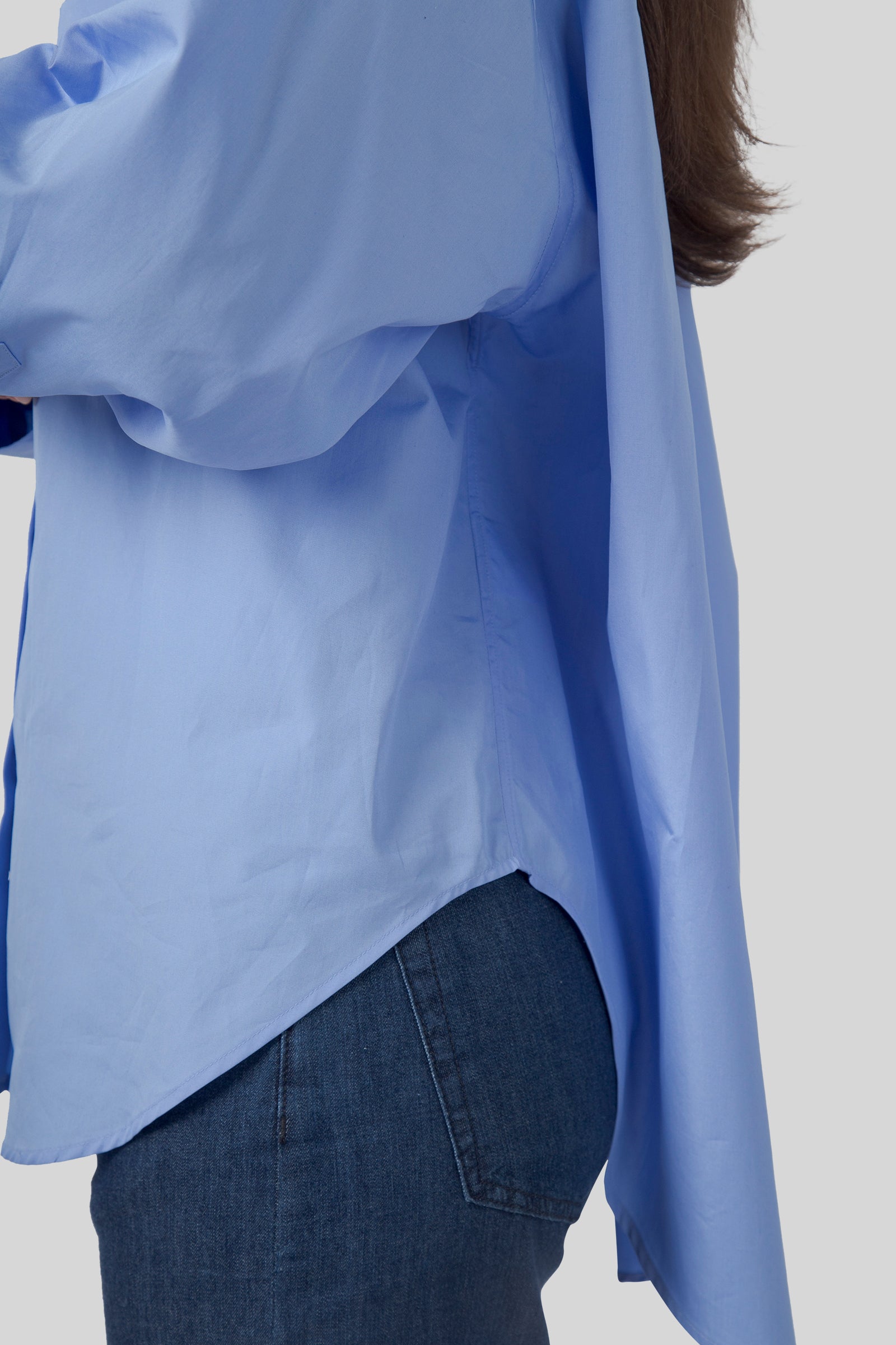 Aspesi Camicia In Popeline Azzurro Donna - 4