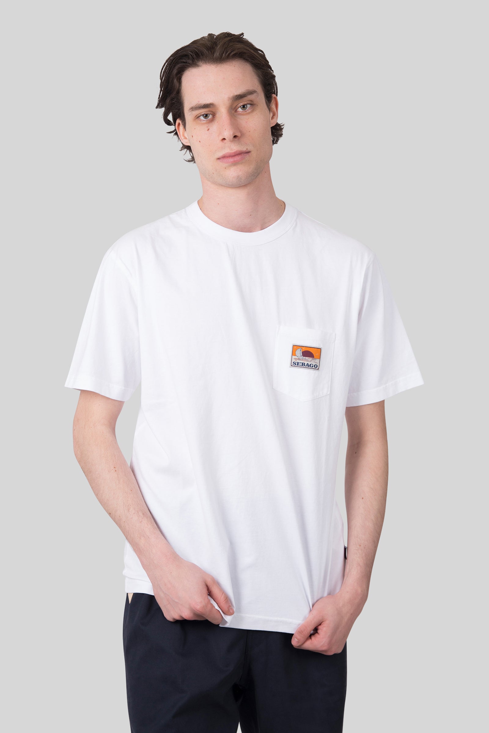 Sebago T-shirt Rockycoast Bianco Uomo - 4