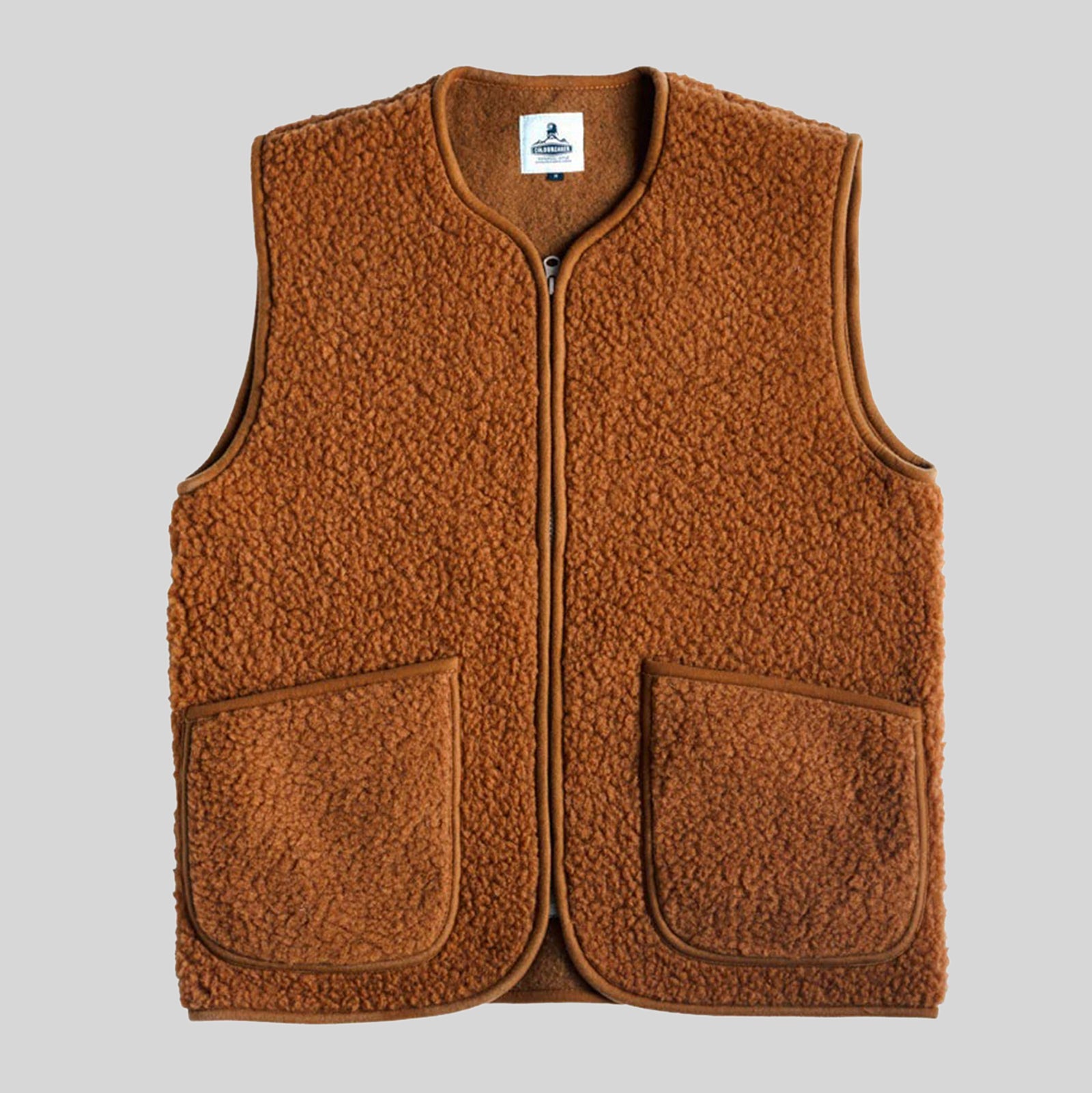 Coldbreaker Pepitko Vest Caramello Unisex - 4