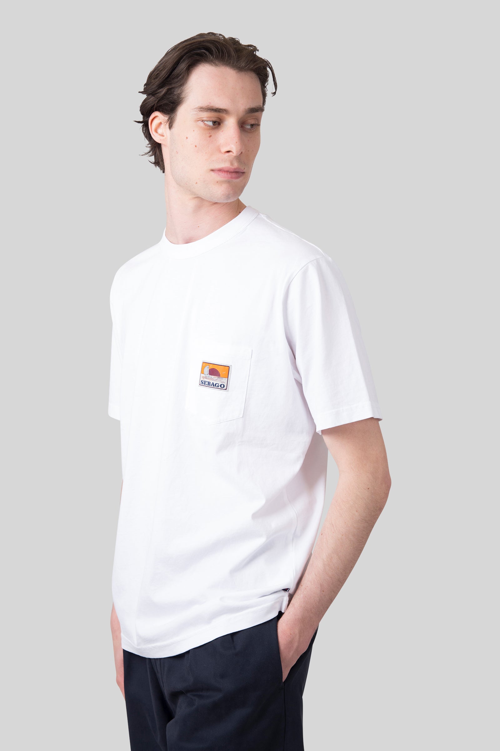 Sebago T-shirt Rockycoast Bianco Uomo - 1