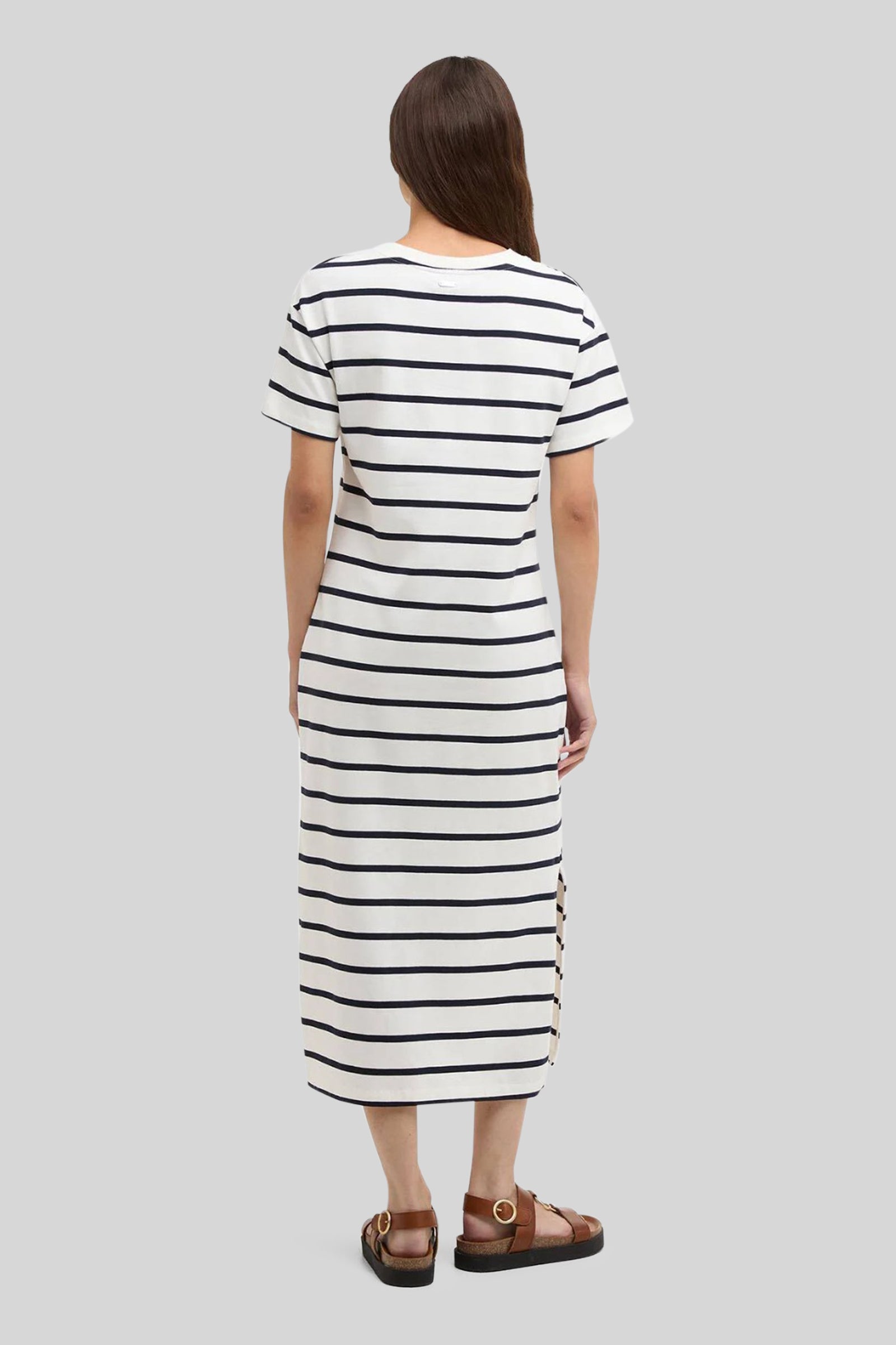 Selena Striped Midi Dress - 4