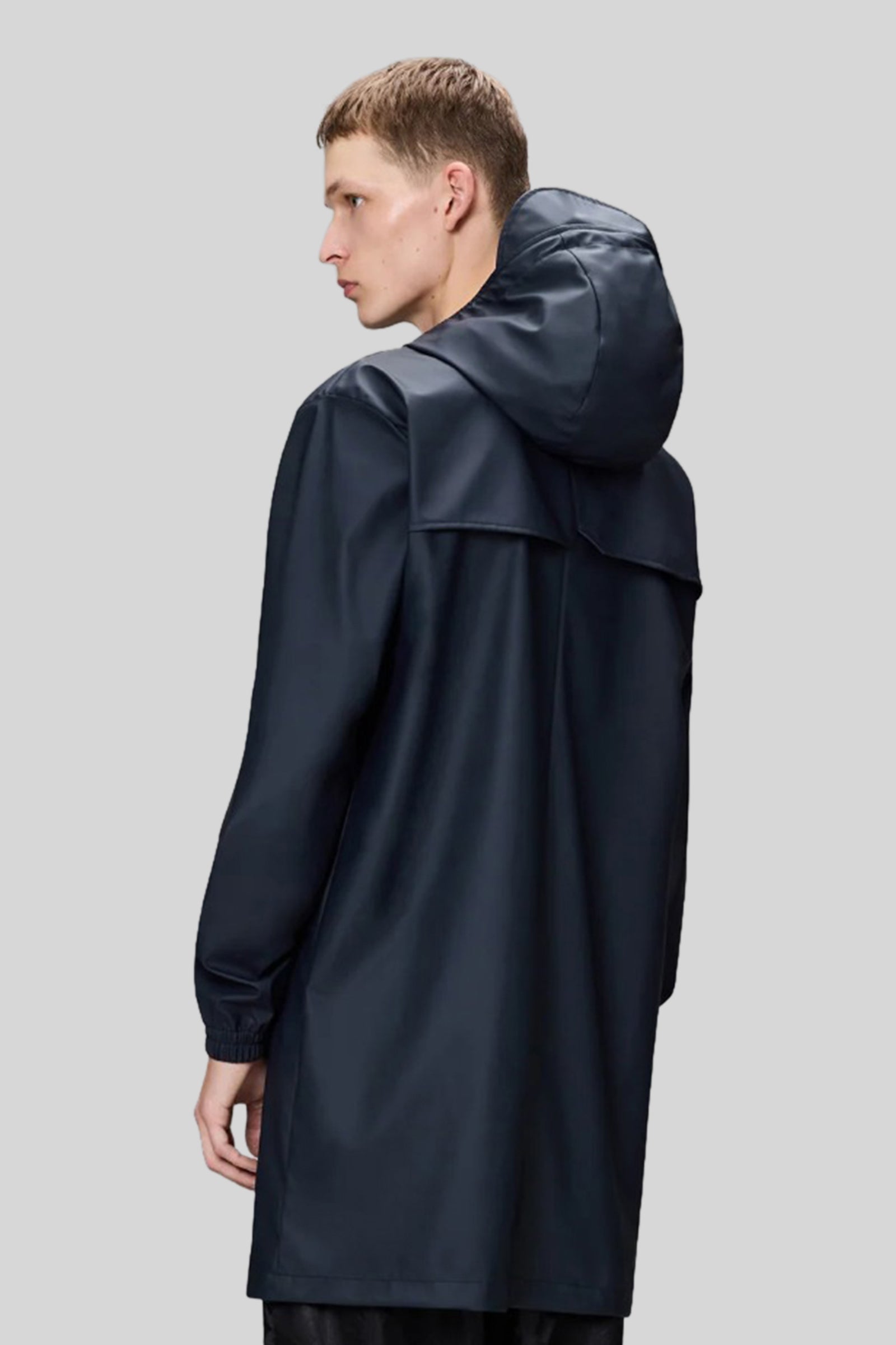 Rains Long Storm Breaker Blu Navy Uomo - 2