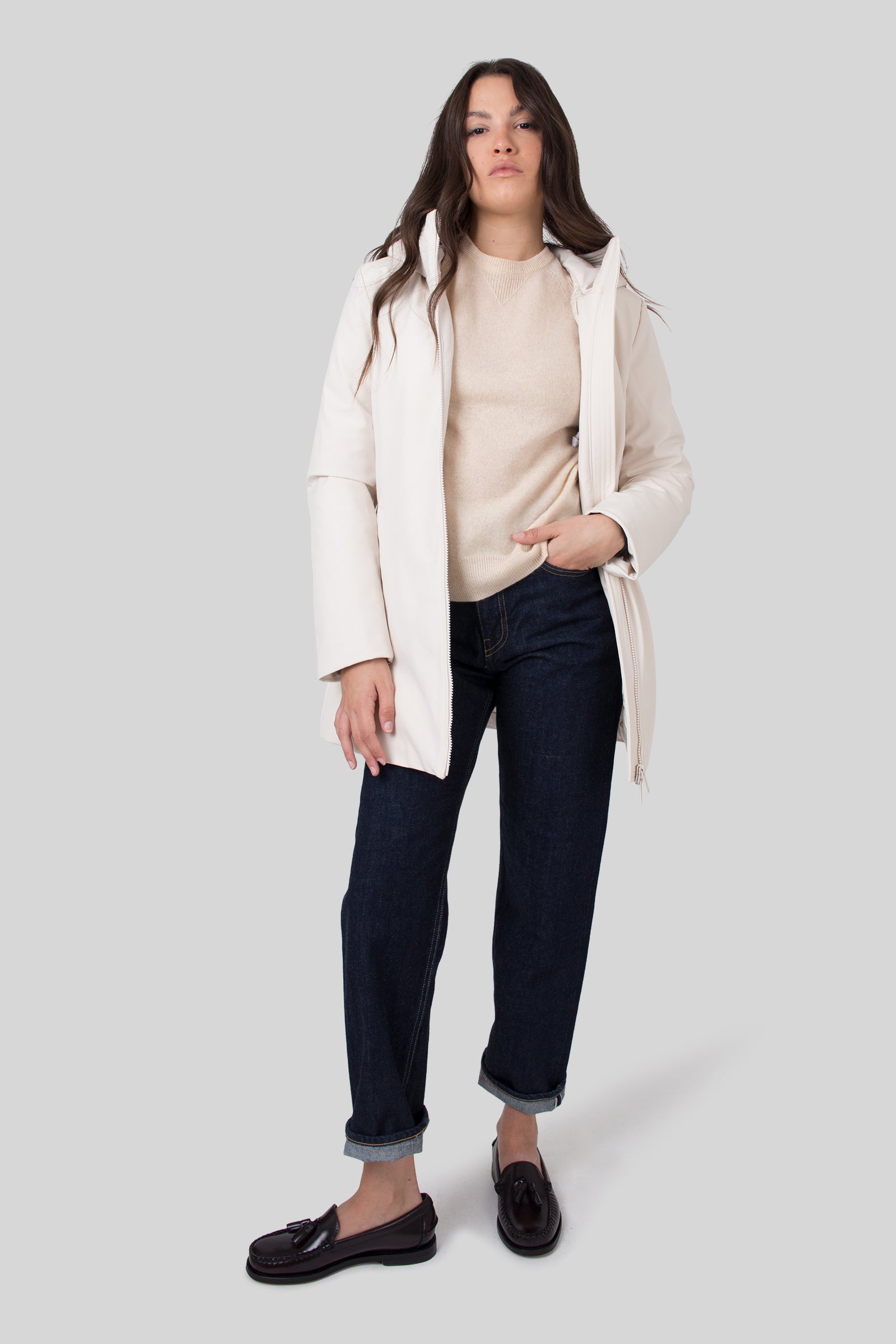 Absolut Cashmere Maglia Martika Ecru Donna - 2