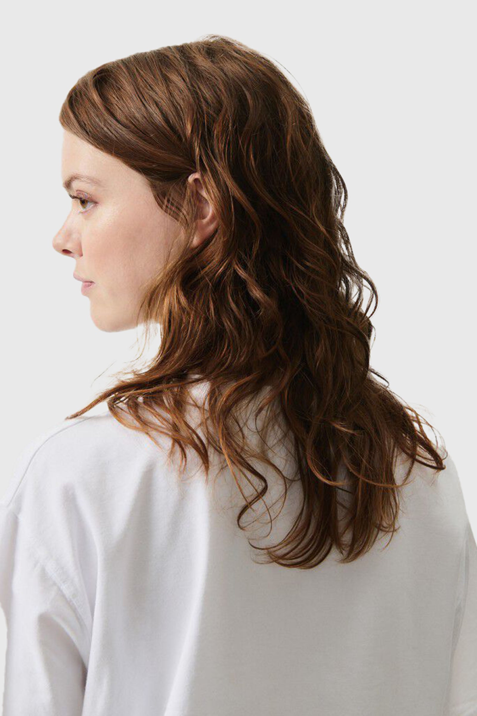 American Vintage T-shirt Fizvalley Bianco Donna - 2