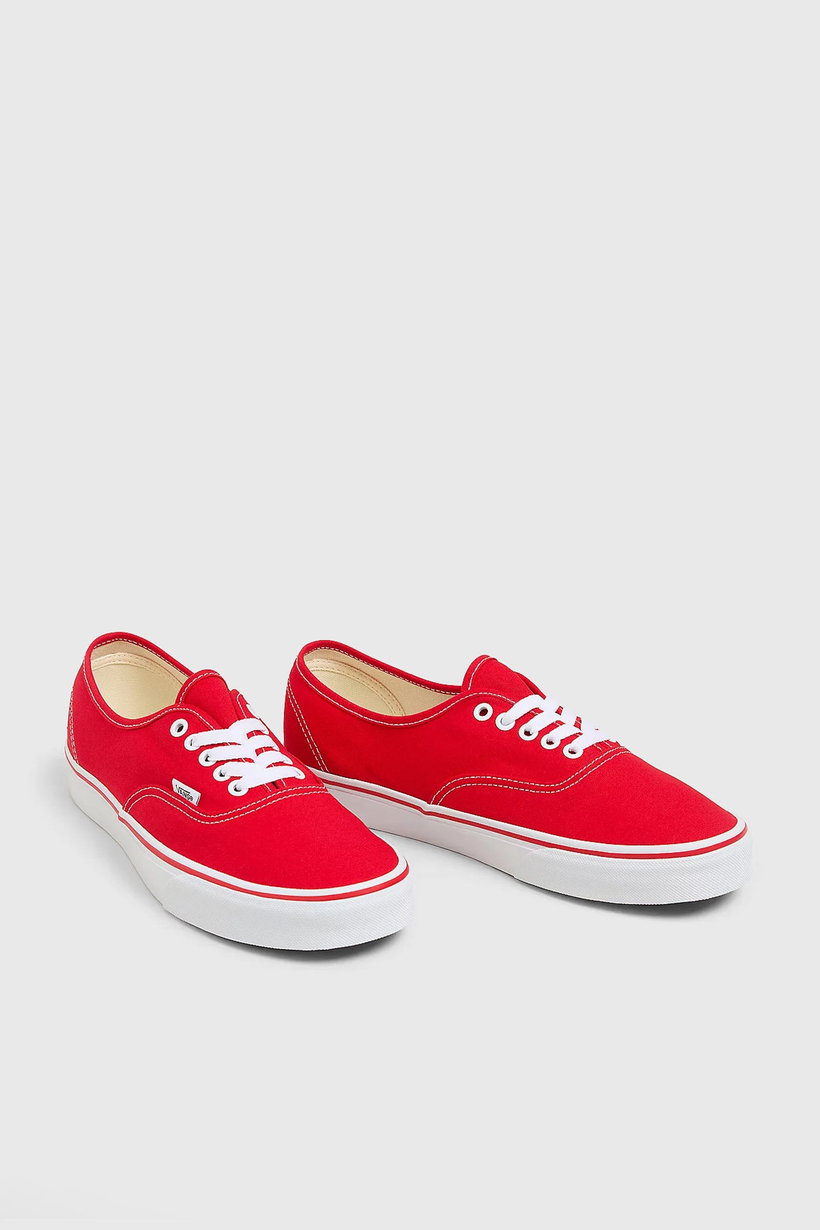 Vans "off The Wall" Sneaker Authentic Rosso Donna - 3