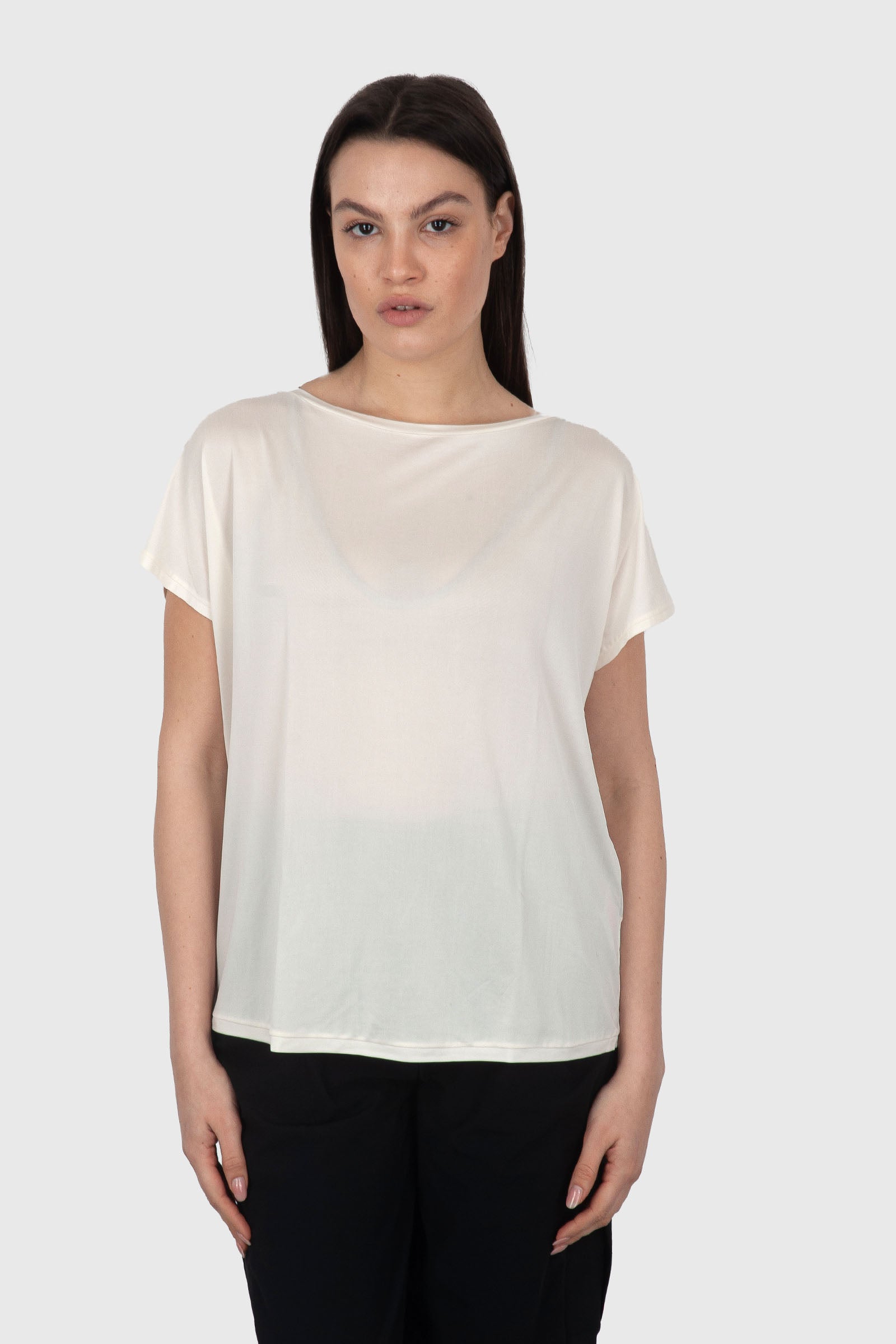 Rrd Cupro Square Wom Shirty Bianco Donna - 2