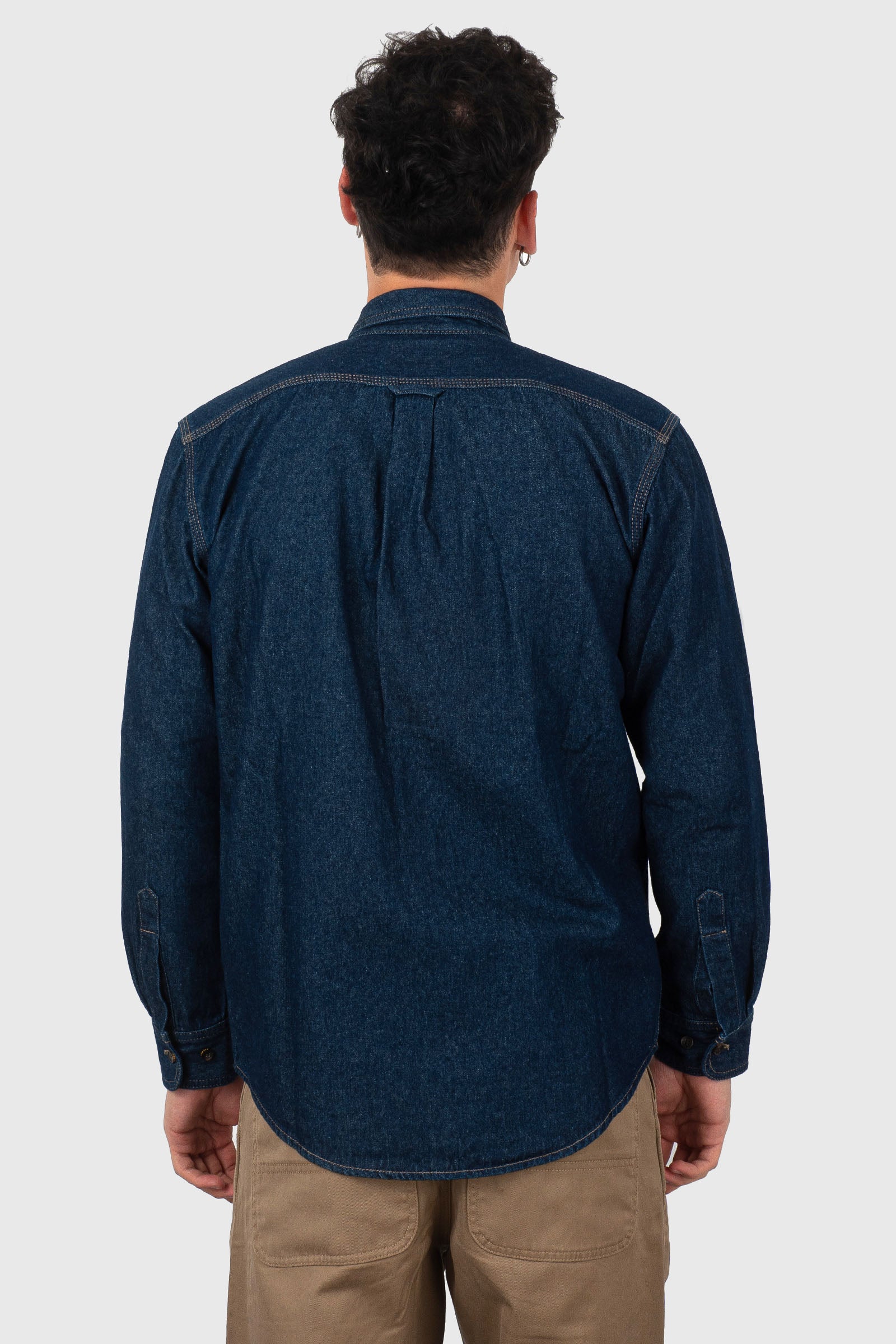 Filson Denim Giude Shirt Blu Scuro Uomo - 4