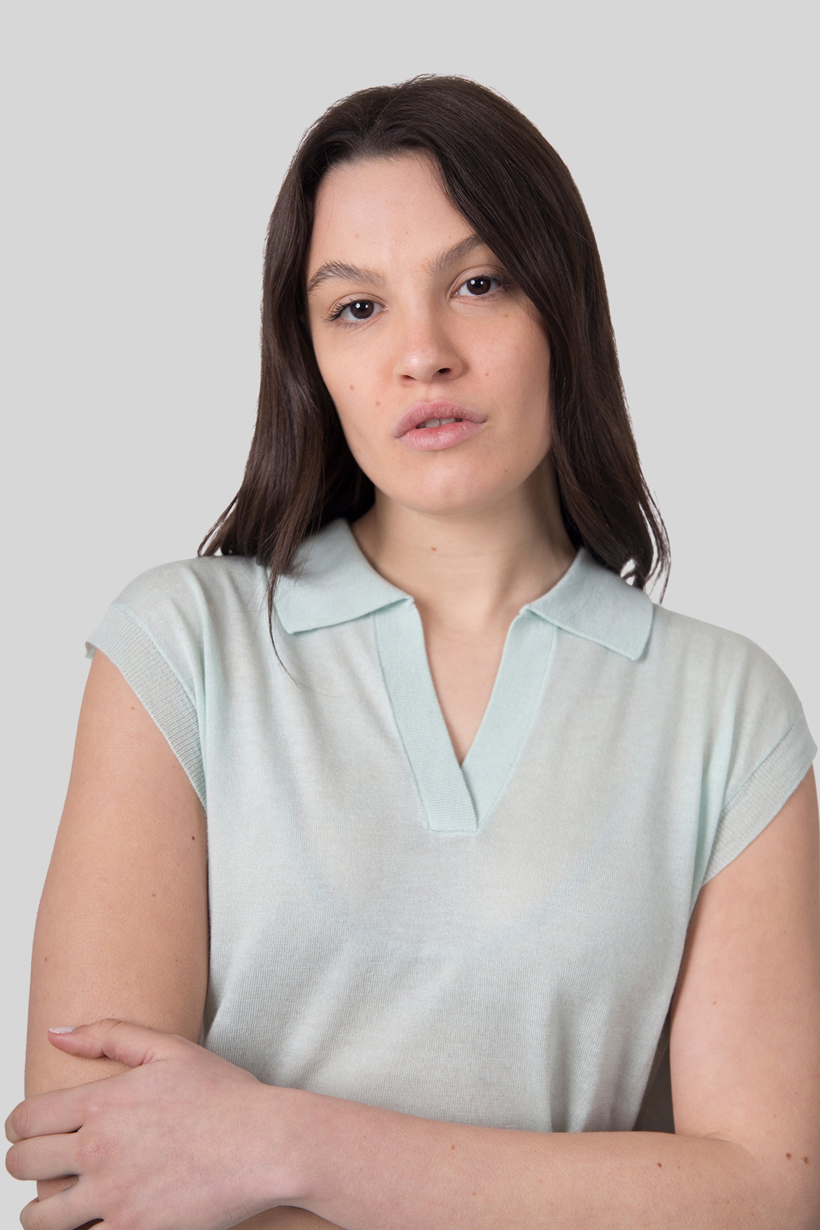 Absolut Cashmere Maglia Magali Verde Menta Donna - 4