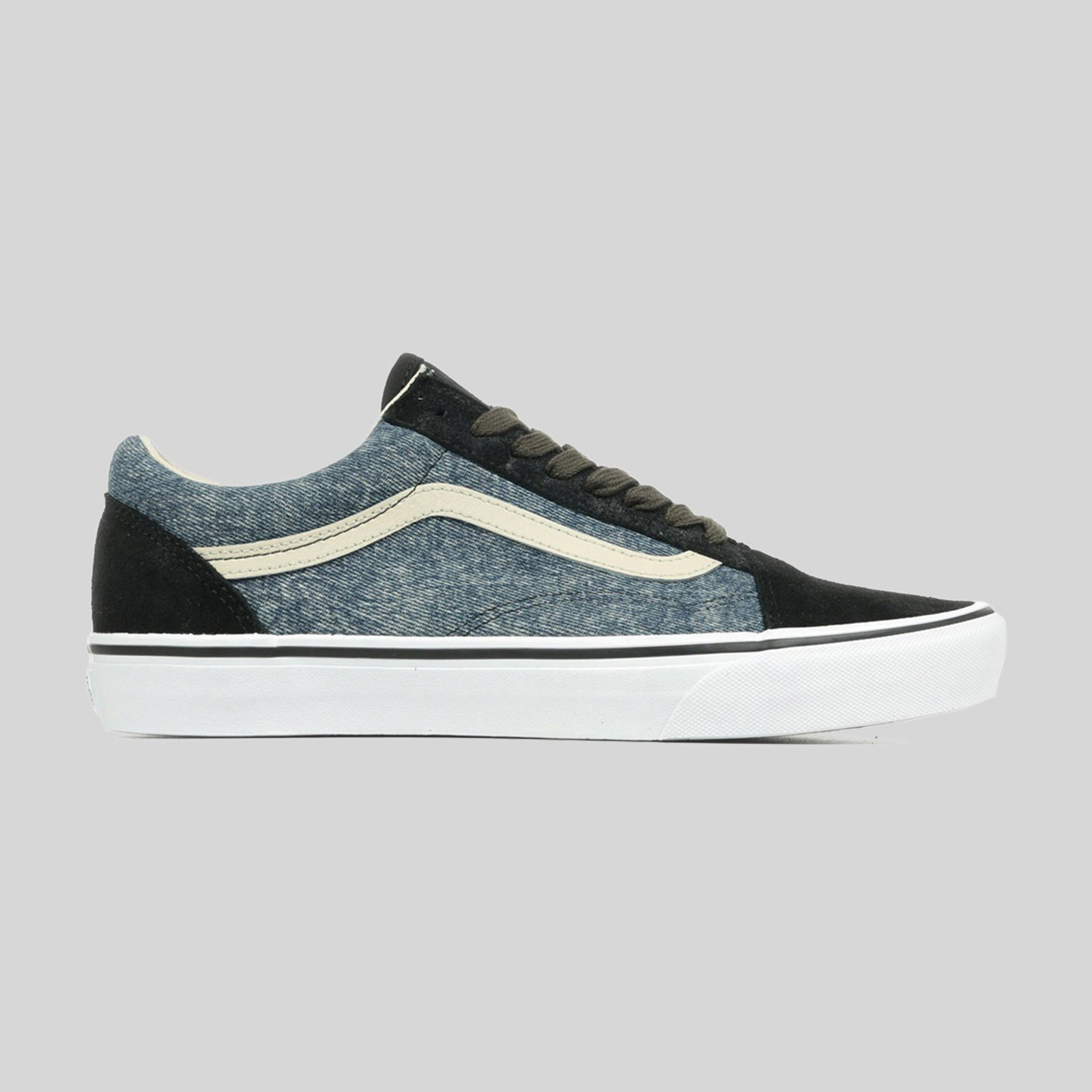Vans "off The Wall" Sneaker Old Skool Denim Blu Medio Uomo - 7