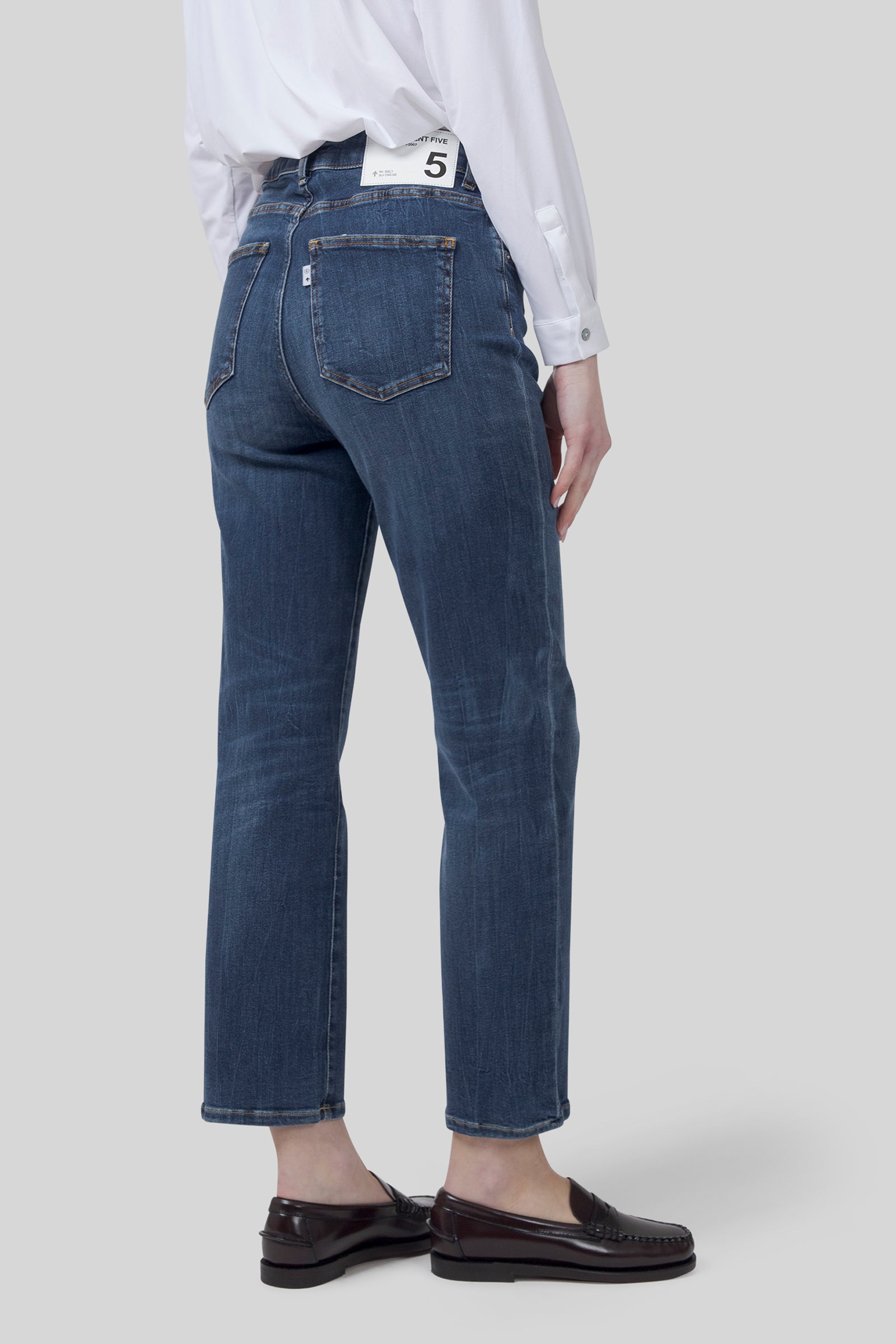 Department Five Jeans Adid Blu Medio Donna - 5