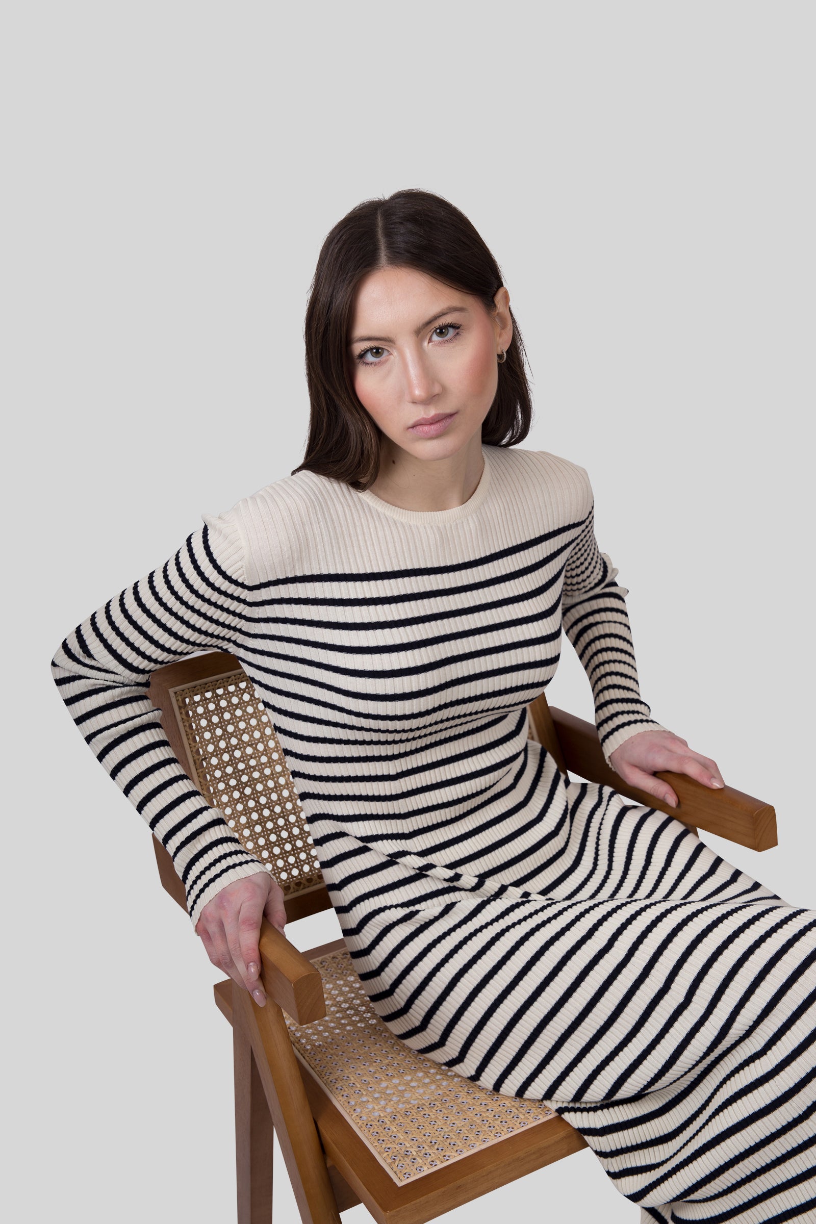 Semicouture Abito Belinda Beige/blu Donna - 1