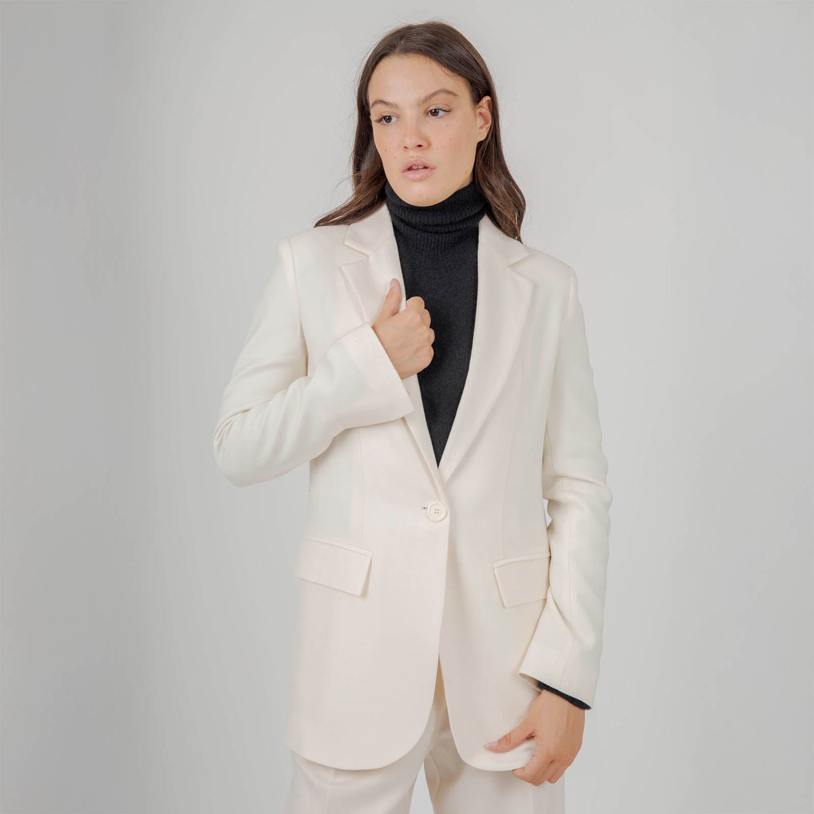 Semicouture Giacca Ebony Bianco Off Donna - 8