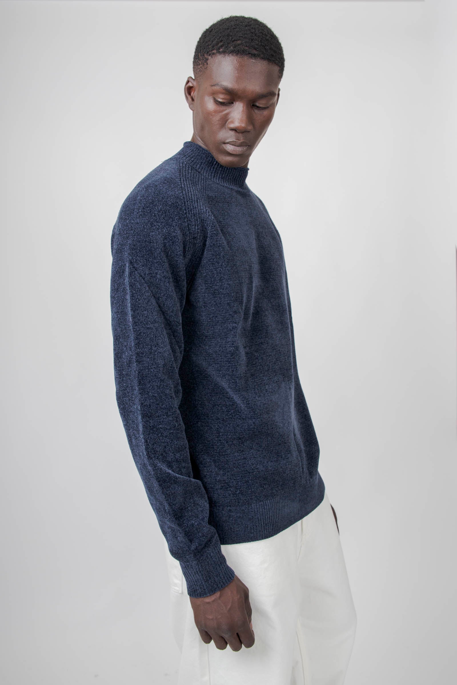 Rrd Maglia Velvet Volcano Blu Scuro Uomo - 1