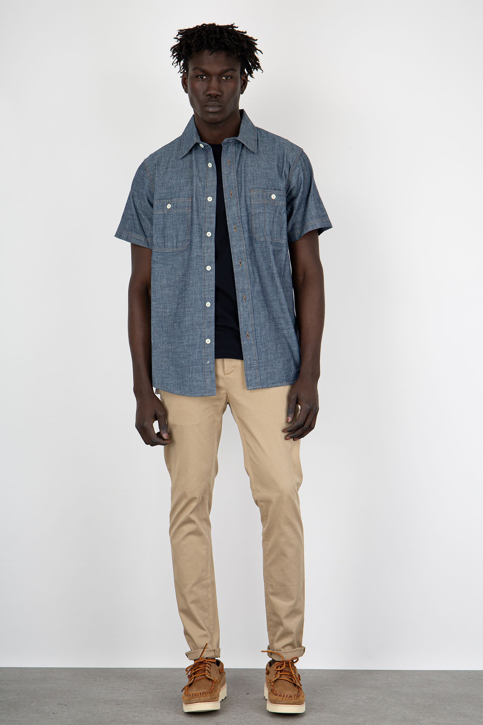 Majestic Filatures T-shirt Girocollo Patrice Blu Uomo - 2