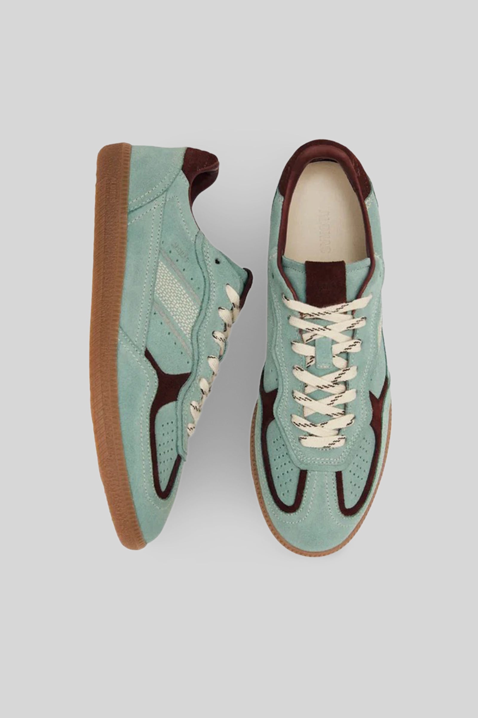 Alohas Sneaker Tb.490 Rife In Pelle Verde Acqua Donna - 3
