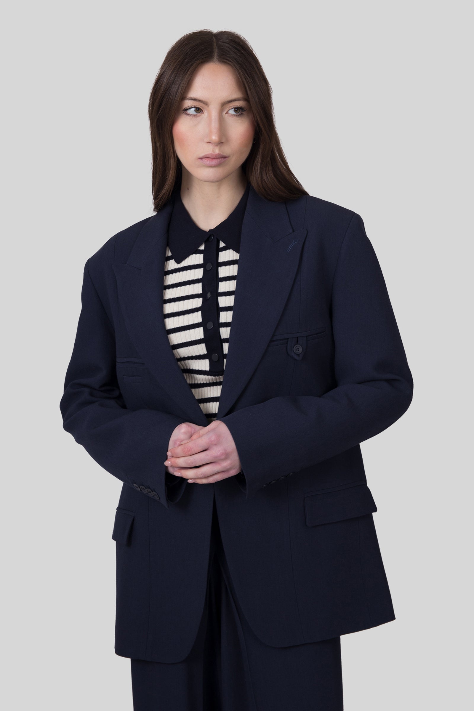 Semicouture Giacca Soledad Blu Donna - 1