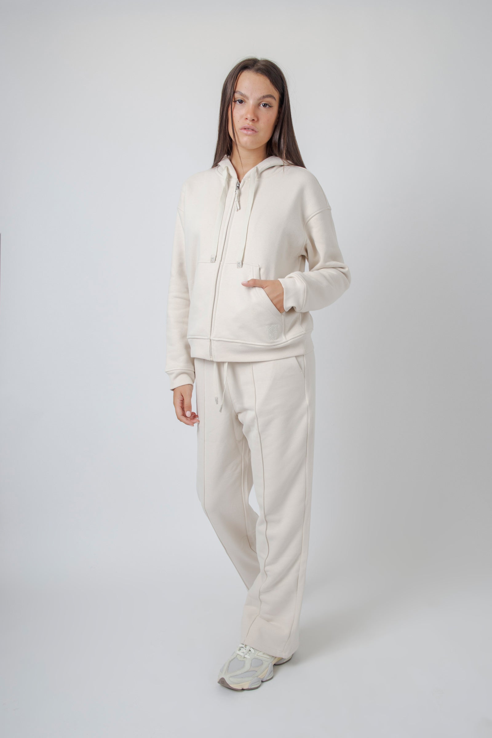 Max Mara Weekend Felpa Full Zip Cane Avorio Donna - 2