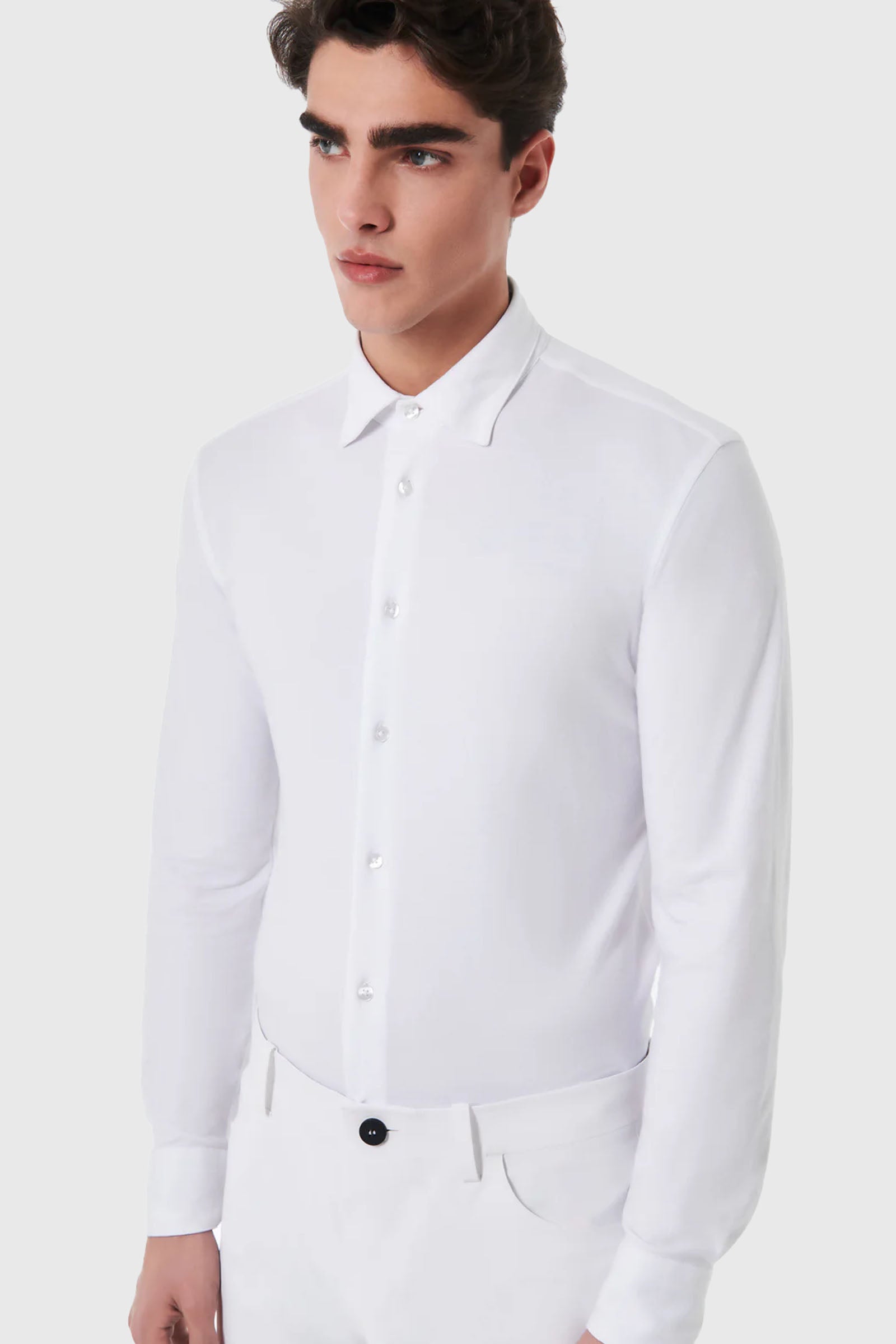 Rrd Macro Shirt Bianco Uomo - 3