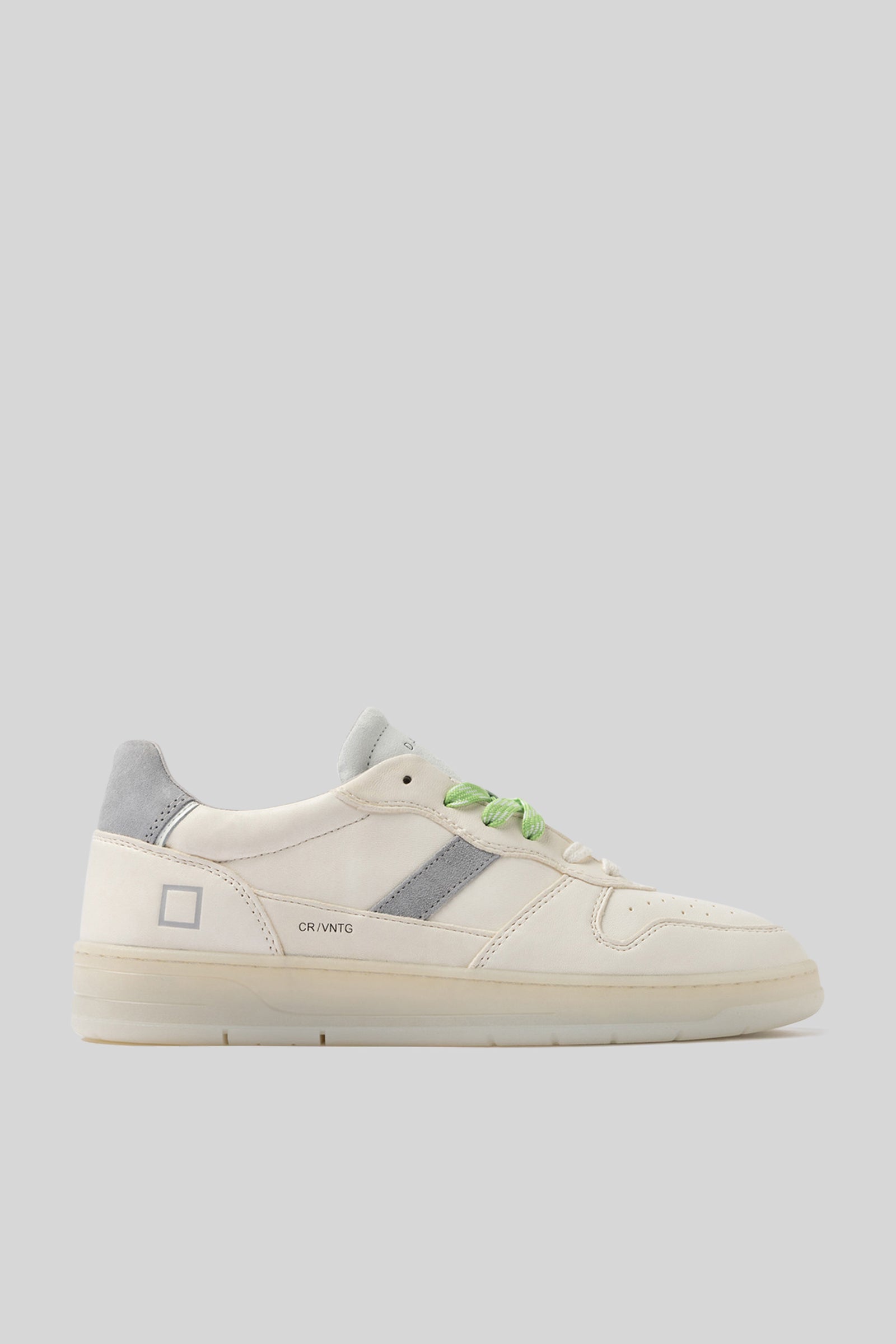 D.a.t.e. Sneaker Court 2.0 Vintage Calf Bianco/grigio Uomo - 1