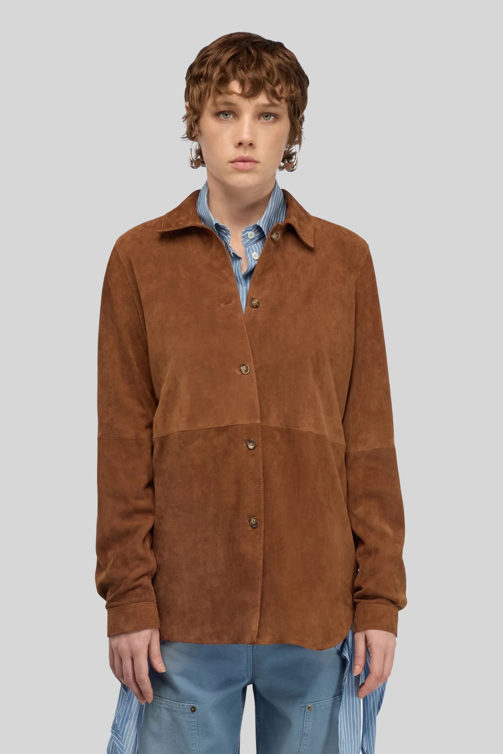 Semicouture Camicia Filipa Nocciola Donna - 1