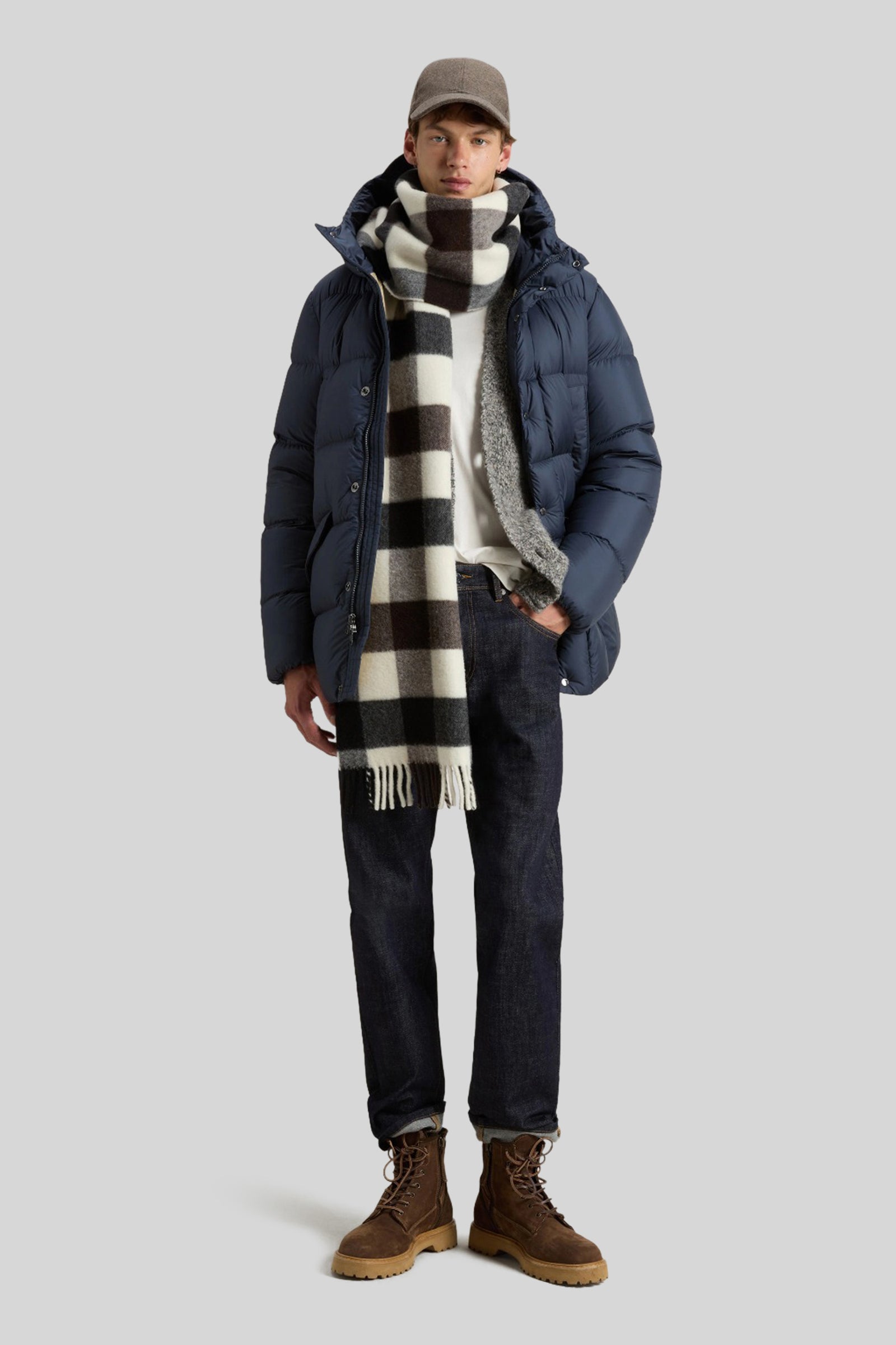 Woolrich Cloud Davis Parka Blu Uomo - 7