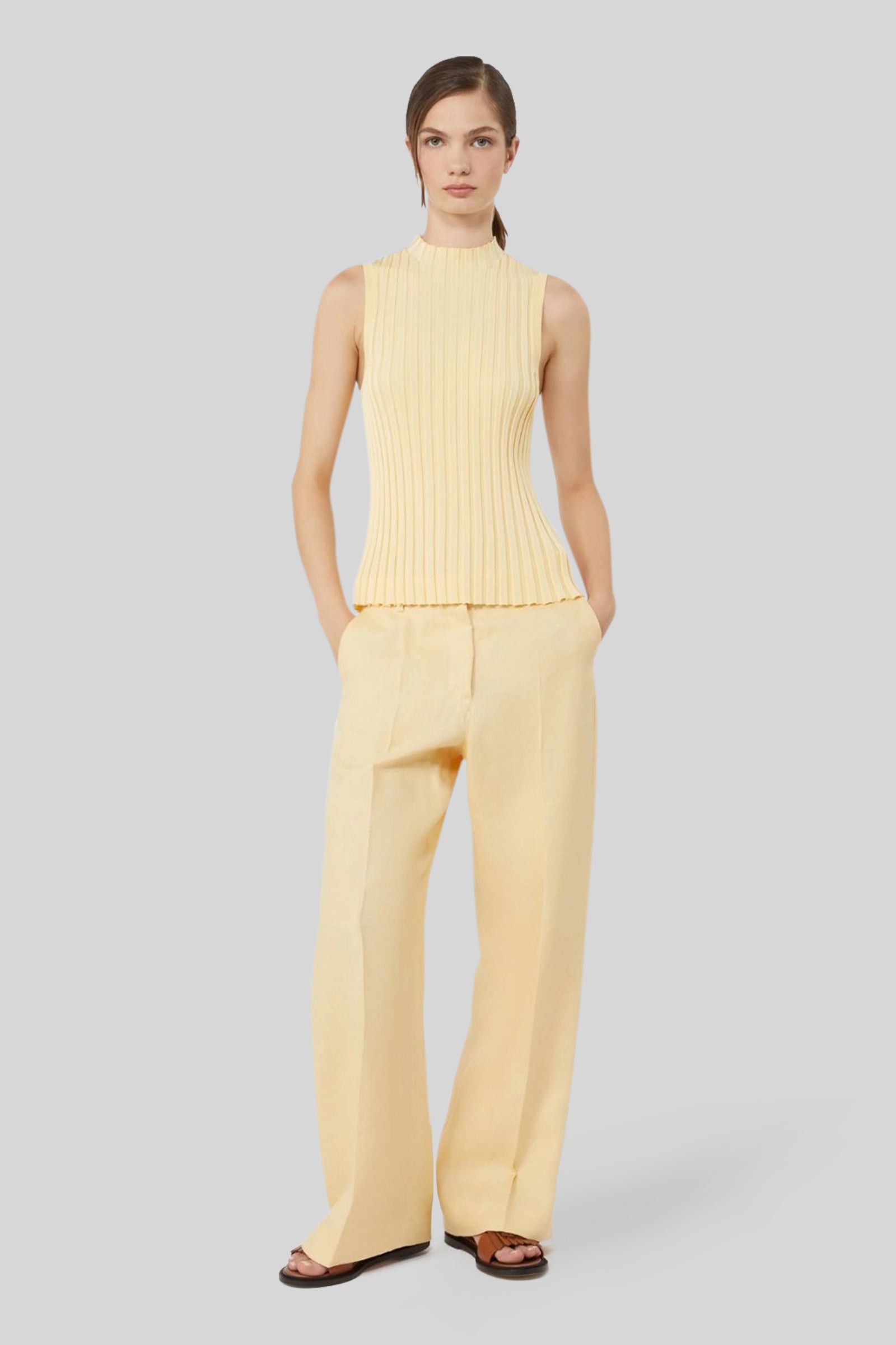 Max Mara Weekend Top Bautta Giallo Donna - 2