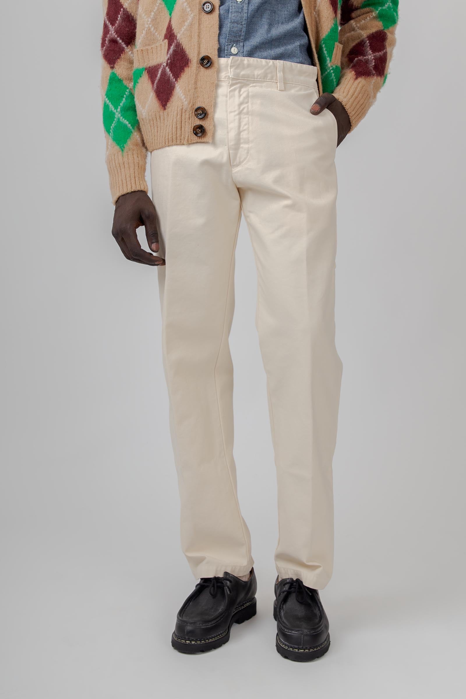 Fortela Pantalone Maine Bianco Off Uomo - 1