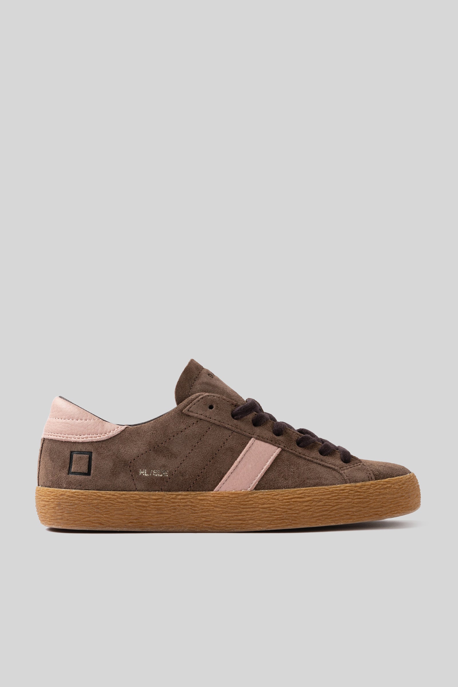 D.a.t.e. Sneaker Hill Low Suede Taupe Donna - 1
