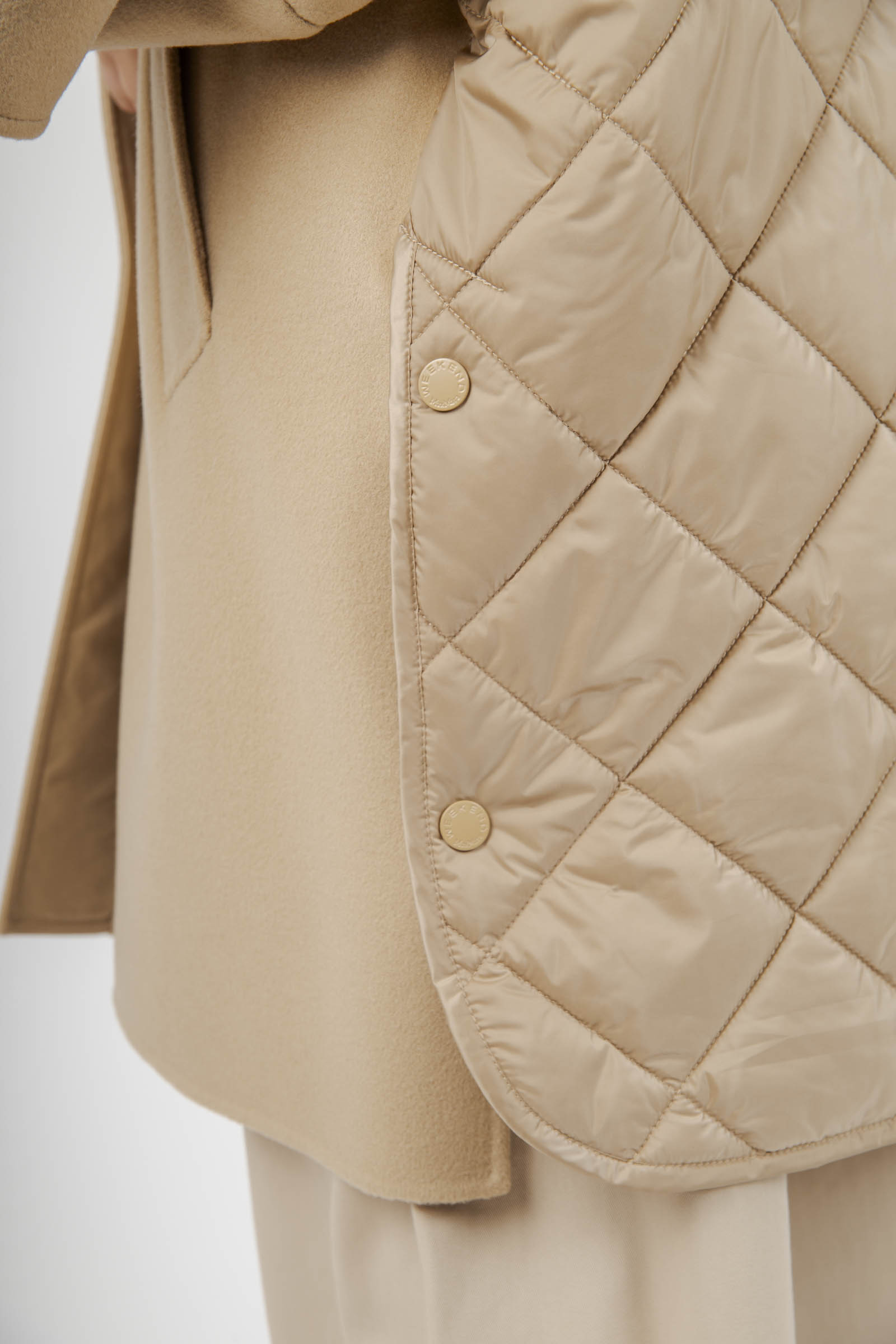 Max Mara Weekend Cappotto In Doppio Drap Di Lana Cammello Donna - 6