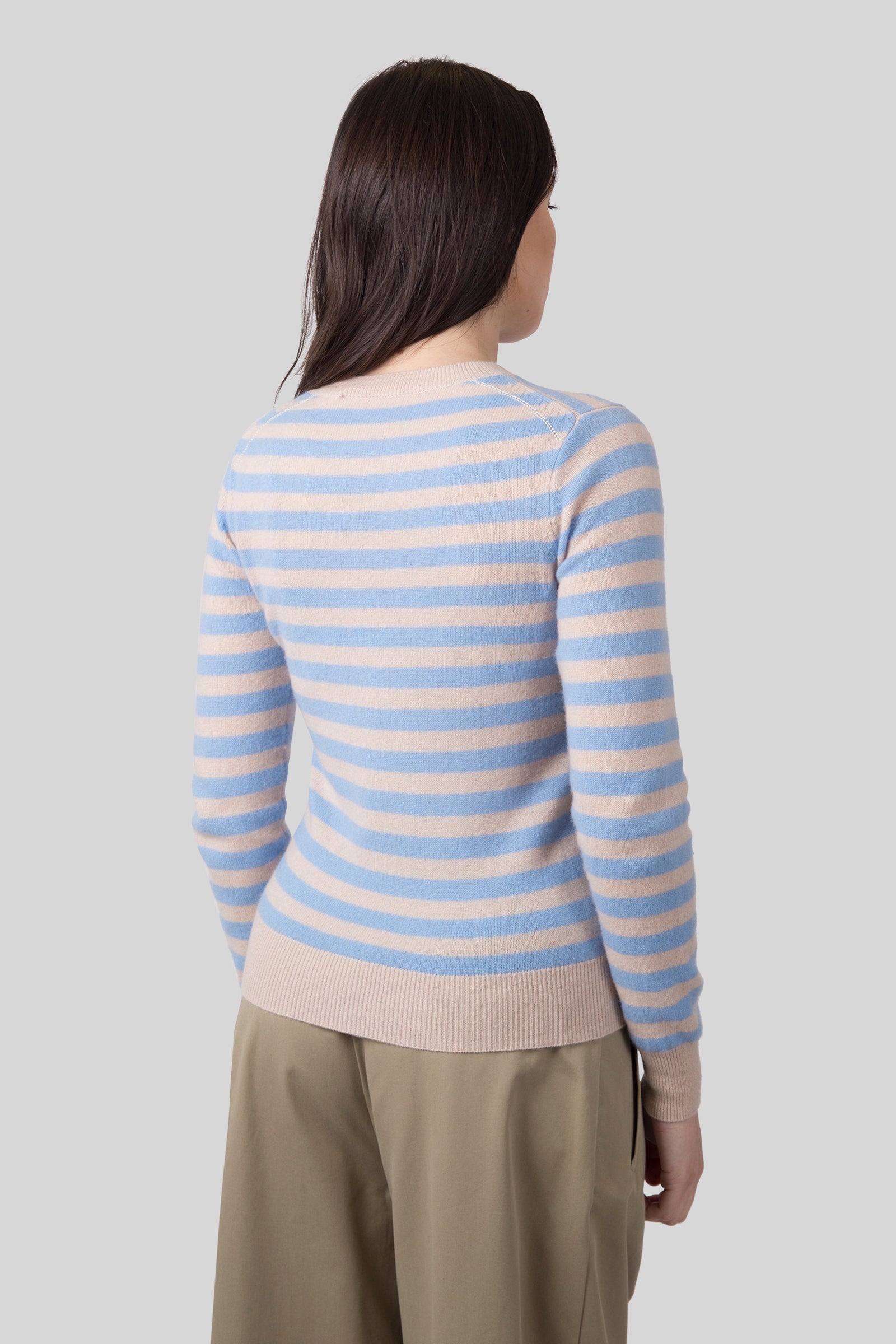 Absolut Cashmere Maglia Marge Beige/azzurro Donna - 4