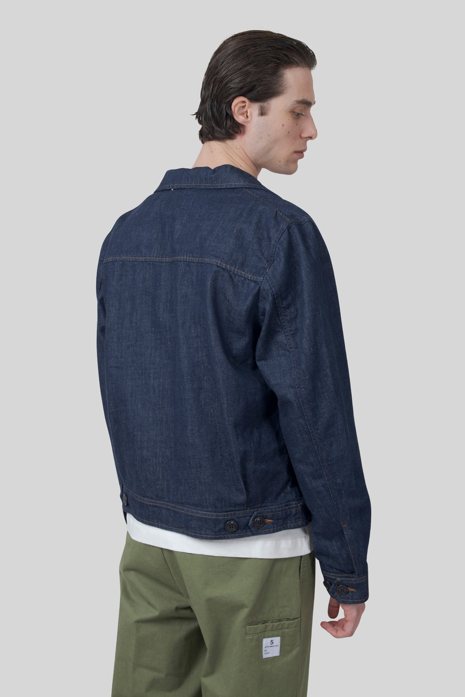 Manifattura Ceccarelli Denim Blazer Coat Indigo Uomo - 5